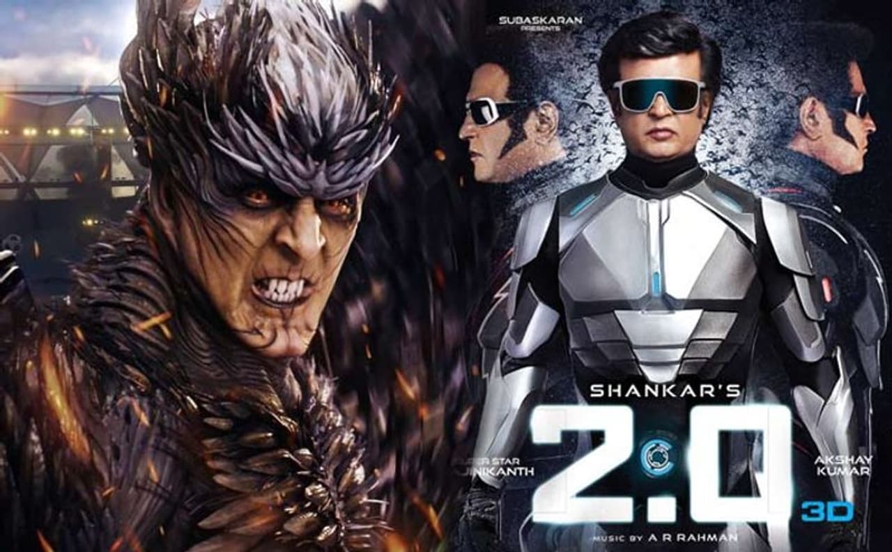 2.0(2018): 500కోట్లకు పైగా బడ్జెట్ తో శంకర్ తెరకెక్కించిన ఈ సినిమా 617కోట్లను కలెక్ట్ చేసింది. 2.0(2018): 500కోట్లకు పైగా బడ్జెట్ తో శంకర్ తెరకెక్కించిన ఈ సినిమా 617కోట్లను కలెక్ట్ చేసింది.