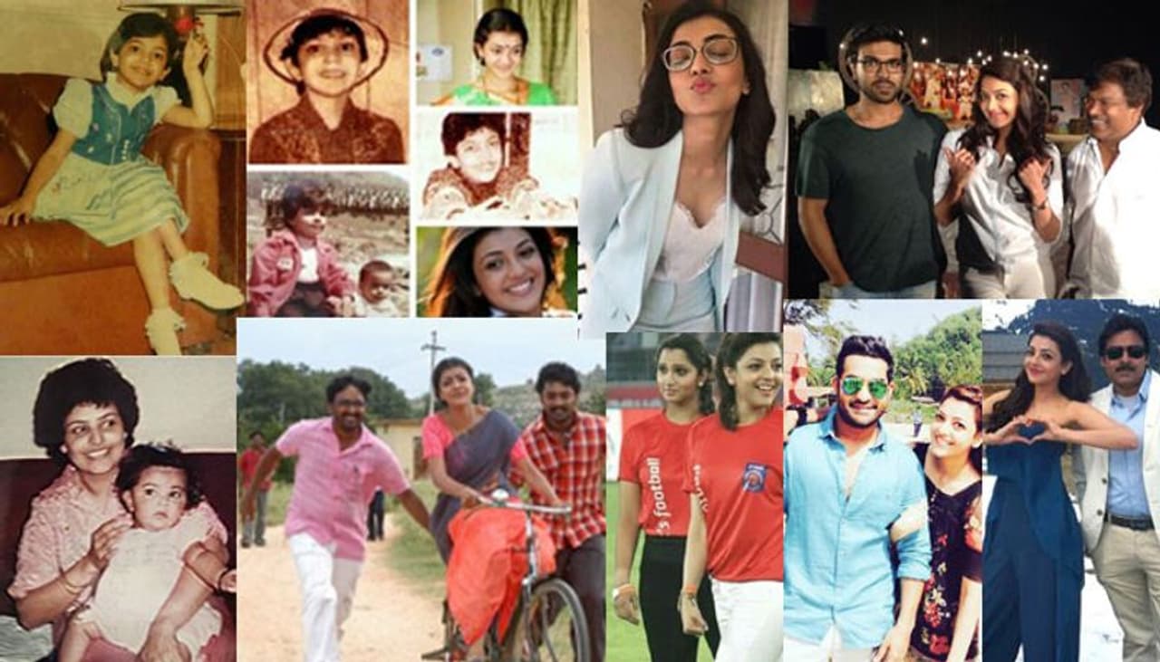 బాలీవుడ్ లో కెరీర్ మొదలుపెట్టిన కాజల్ కి అక్కడ బ్రేక్ రాకపోవడంతో సౌత్ ఇండస్ట్రీకి షిఫ్ట్ అయింది. కళ్యాణ్ రామ్ నటించిన 'లక్ష్మీ కళ్యాణం' సినిమాతో టాలీవుడ్ కి హీరోయిన్ గా పరిచయమైంది. ఆ తరువాత 'చందమామ', 'మగధీర' ఇలా వరుస హిట్లతో కెరీర్ పరంగా దూసుకుపోయింది. దాదాపు టాలీవుడ్ అగ్ర హీరోలందరి సరసన నటించింది. ఇండస్ట్రీకి వచ్చి దశాబ్దం దాటుతున్నా ఇప్పటికీ సినిమాలు చేస్తూనే ఉంది. ఎందఱో అభిమానులను సంపాదించుకున్న ఈ బ్యూటీ ఈరోజు 34వ పుట్టినరోజు వేడుకలు జరుపుకుంటుంది. ఈ సందర్భంగా కాజల్ కి సంబంధించిన కొన్ని రేర్ ఫోటోలపై ఓ లుక్కేద్దాం! బాలీవుడ్ లో కెరీర్ మొదలుపెట్టిన కాజల్ కి అక్కడ బ్రేక్ రాకపోవడంతో సౌత్ ఇండస్ట్రీకి షిఫ్ట్ అయింది. కళ్యాణ్ రామ్ నటించిన 'లక్ష్మీ కళ్యాణం' సినిమాతో టాలీవుడ్ కి హీరోయిన్ గా పరిచయమైంది. ఆ తరువాత 'చందమామ', 'మగధీర' ఇలా వరుస హిట్లతో కెరీర్ పరంగా దూసుకుపోయింది. దాదాపు టాలీవుడ్ అగ్ర హీరోలందరి సరసన నటించింది. ఇండస్ట్రీకి వచ్చి దశాబ్దం దాటుతున్నా ఇప్పటికీ సినిమాలు చేస్తూనే ఉంది. ఎందఱో అభిమానులను సంపాదించుకున్న ఈ బ్యూటీ ఈరోజు 34వ పుట్టినరోజు వేడుకలు జరుపుకుంటుంది. ఈ సందర్భంగా కాజల్ కి సంబంధించిన కొన్ని రేర్ ఫోటోలపై ఓ లుక్కేద్దాం!