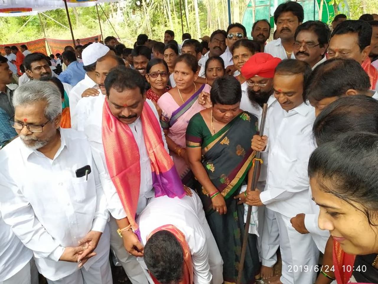 టీఆర్ఎస్ కార్యాలయాల శంకుస్థాపన (ఫోటోలు)