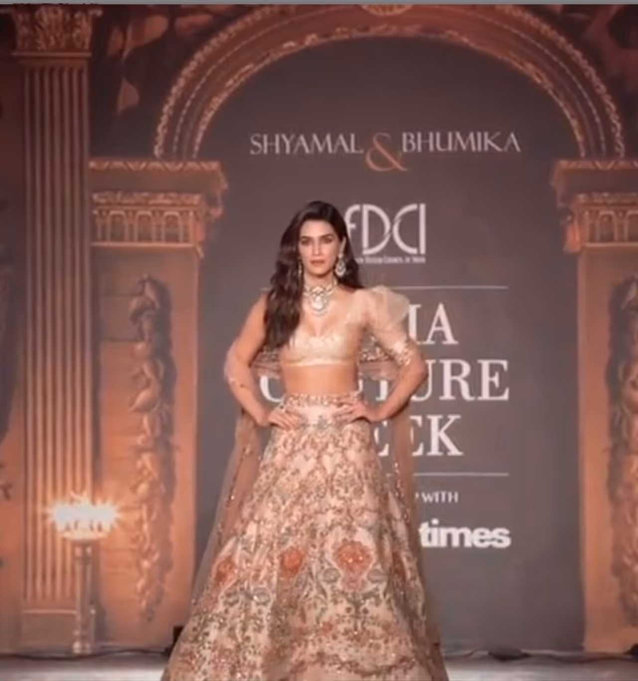 Walking the ramp for Shymal & Bhumika, the actress looked like a queen on stage. Kriti took to Instagram to share the video of her ramp walk with her followers thanking the brand for giving her an opportunity. Walking the ramp for Shymal & Bhumika, the actress looked like a queen on stage. Kriti took to Instagram to share the video of her ramp walk with her followers thanking the brand for giving her an opportunity.
