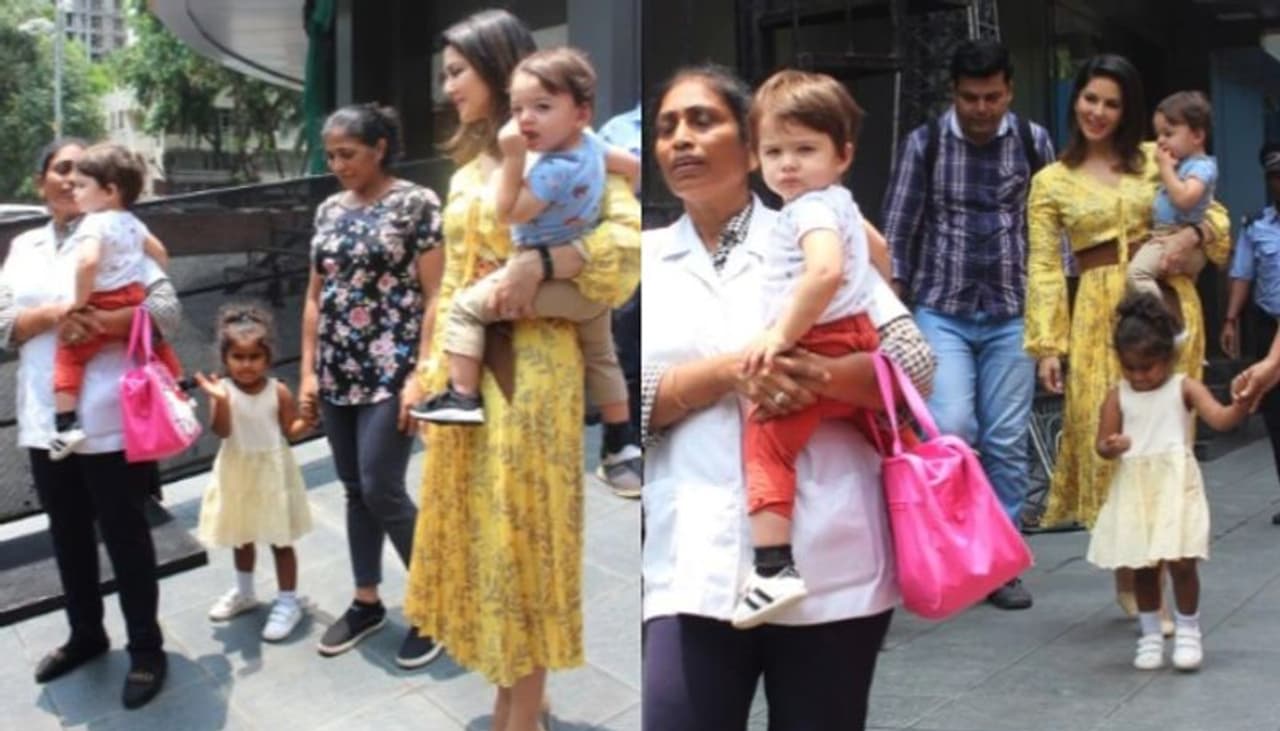 സണ്ണി ലിയോണിനെ അടുത്തിടെയായി തന്‍റെ ഇരട്ടക്കുട്ടികളായ അഷര്‍ സിങ് വെബര്‍, നോഹ സിങ് വെബര്‍ എന്നിവര്‍ക്കൊപ്പമാണ് കാണപ്പെടുന്നത്.