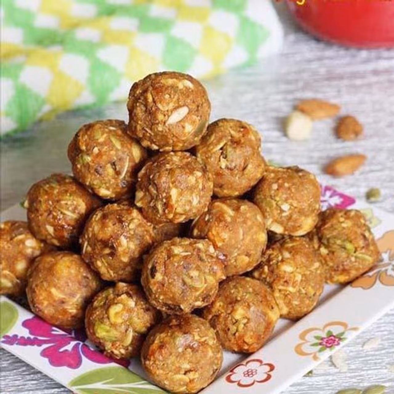 Meva ka Ladoo is made of ghee, wheat flour, dry fruits and jaggery. It is believed that Meva ka Ladoo is offered to Lord Krishna’s mother to give energy and heat post pregnancy. Meva ka Ladoo is made of ghee, wheat flour, dry fruits and jaggery. It is believed that Meva ka Ladoo is offered to Lord Krishna’s mother to give energy and heat post pregnancy.