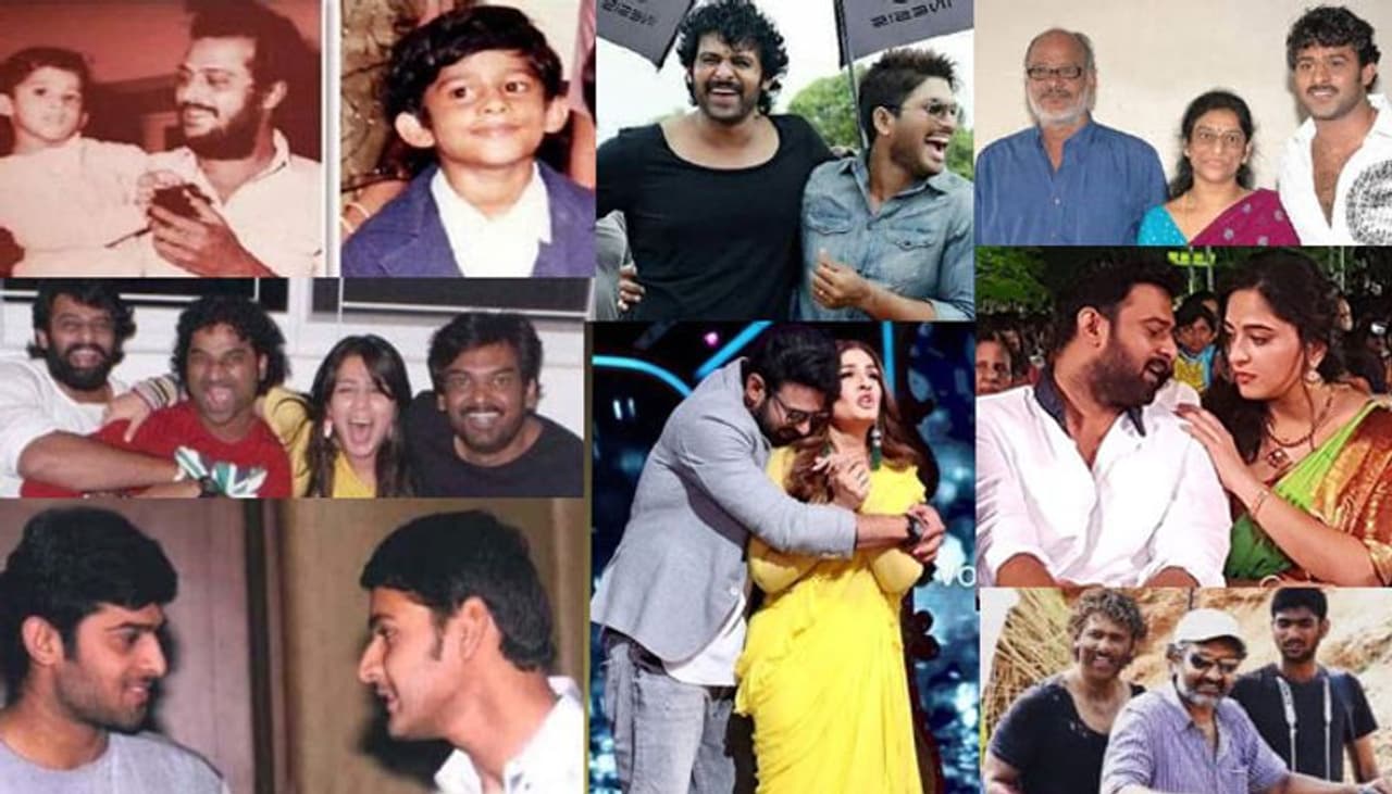 ఆరడుగుల కటౌట్, కల్మషం లేని నవ్వు, అందరూ మనవాళ్లే అనుకునే ఆటిట్యూడ్, ఎంత ఎదిగా ఒదిగి ఉండే తత్వం మన డార్లింగ్ ప్రభాస్ సొంతం. 2002లో యంగ్ రెబల్ స్టార్ గా ఎంట్రీ ఇచ్చిన ప్రభాస్ ఈరోజు 'బాహుబలి'తో ప్రపంచవ్యాప్తంగా గుర్తింపు తెచ్చుకున్నాడు. నేల, బాల్కనీ టికెట్ ఇలా అన్ని వర్గాల ప్రేక్షకులు మెచ్చే ప్రభాస్ ఈరోజు 40వ పుట్టినరోజు జరుపుకుంటున్నారు. ఈ సందర్భంగా ఆయనకి సంబంధించిన కొన్ని రేర్ ఫోటోలు మీకోసం..