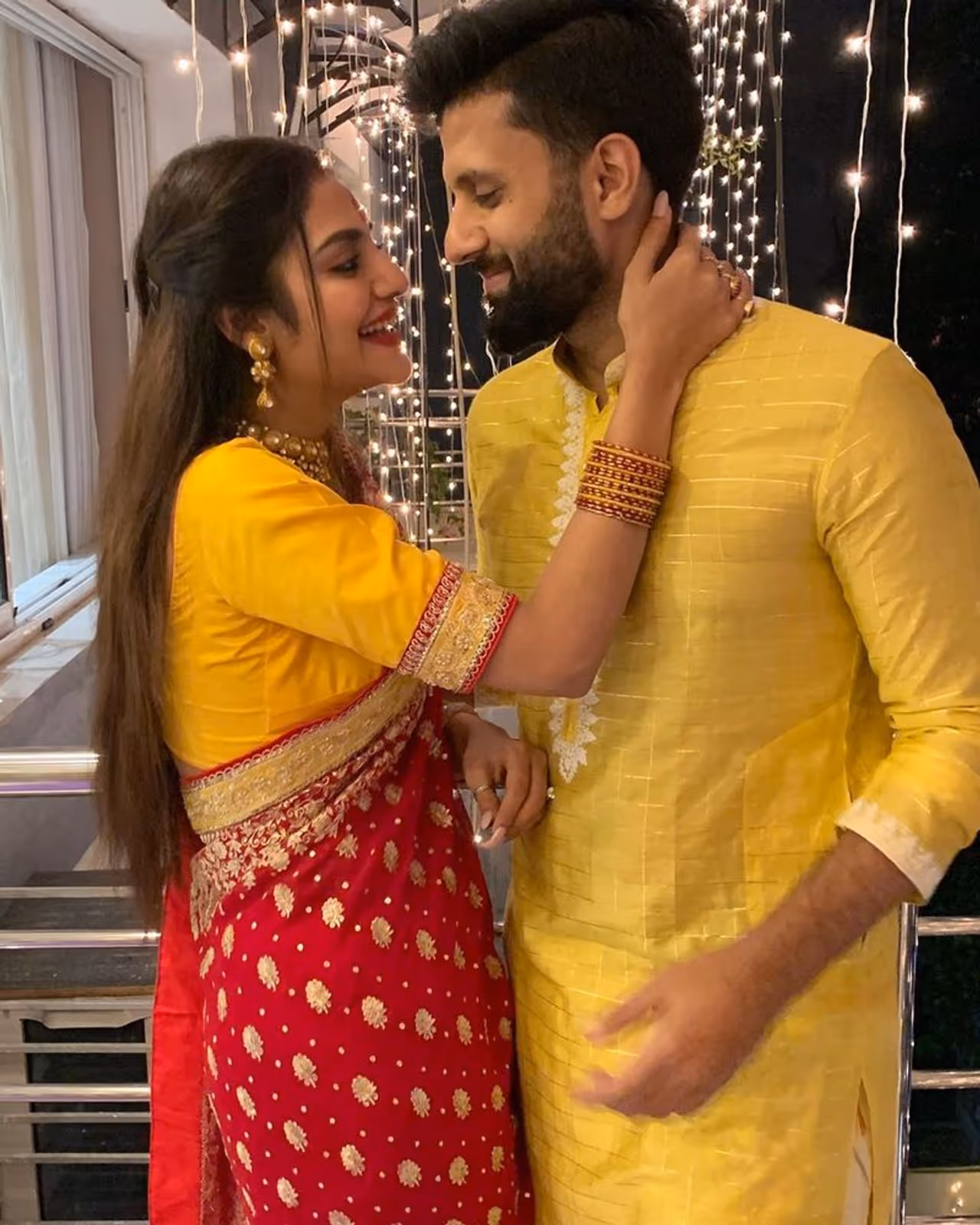 नुसरत जहां की ये पहली दिवाली है। नुसरत जहां की ये पहली दिवाली है।