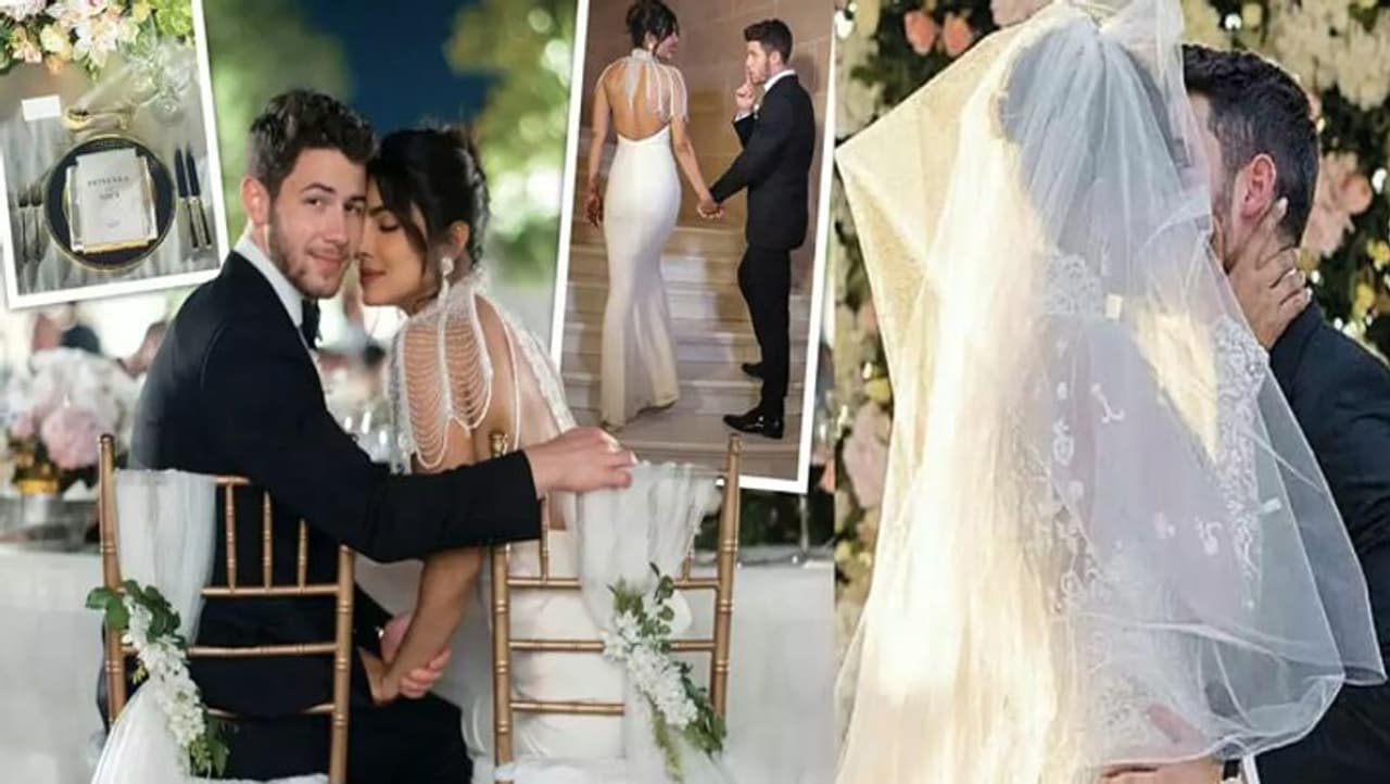 <p style="text align: justify;">Singer actor Nick Jonas took his Instagram account to celebrate their anniversary and cherish their beautiful memories from the wedlock ceremony by posting two beautiful pictures of their wedding day.</p> <p style="text align: justify;">Singer actor Nick Jonas took his Instagram account to celebrate their anniversary and cherish their beautiful memories from the wedlock ceremony by posting two beautiful pictures of their wedding day.</p>