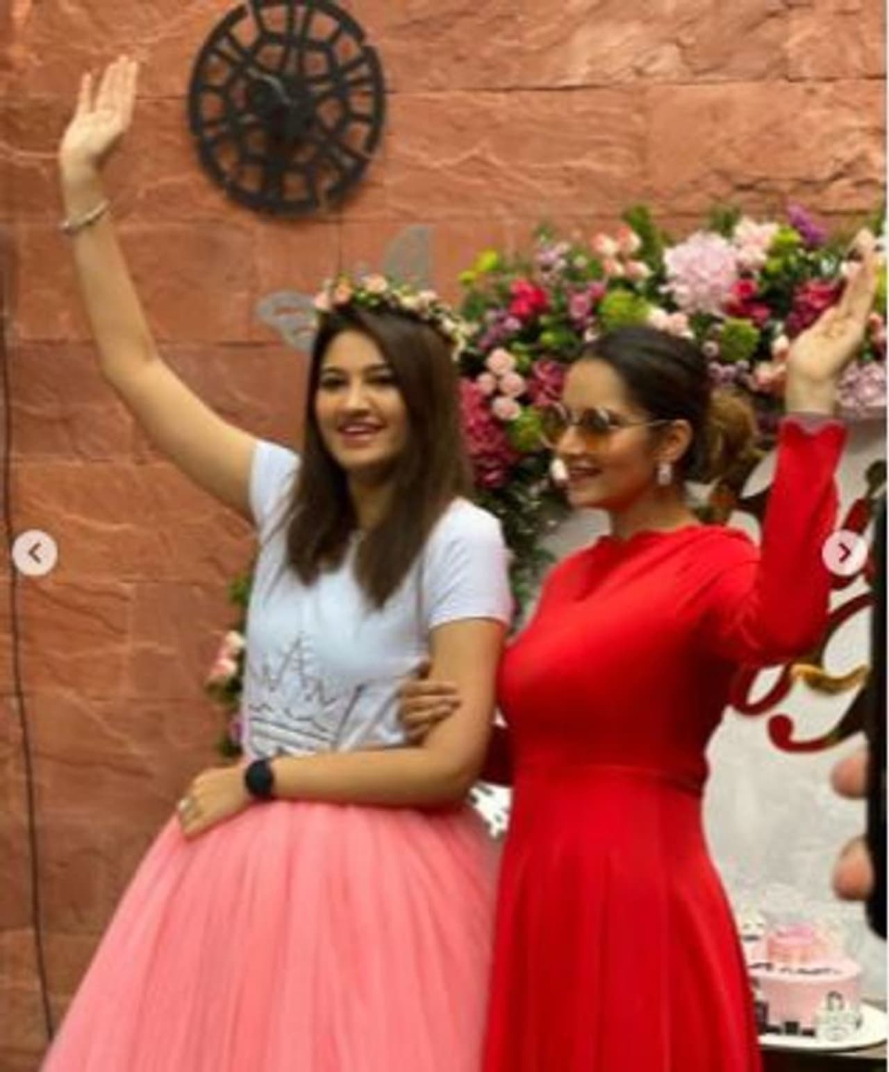 സാനിയ മിര്‍സയുടെ സഹോദരി ആനം മിര്‍സയുടെ ബ്രൈഡല്‍ ഷവര്‍