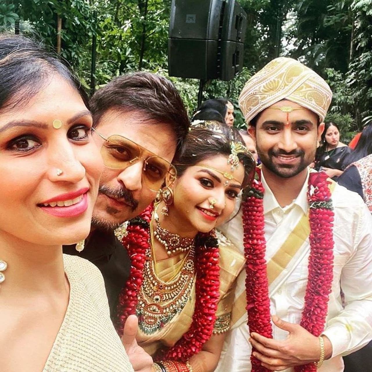 ನಿತ್ಯಾ ರಾಮ್ ಮದುವೆಯಲ್ಲಿ ಅಕುಲ್ ಬಾಲಾಜಿ ಫ್ಯಾಮಿಲಿ