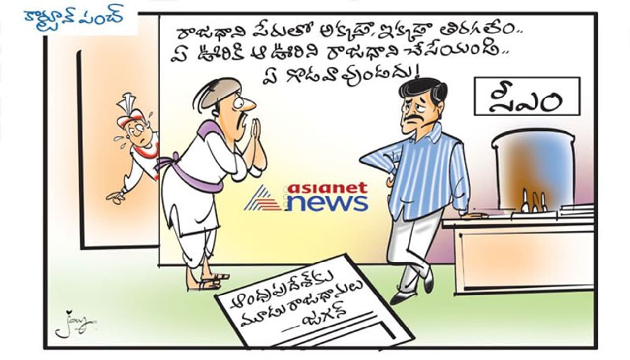 Cartoon on AP Capitala Cartoon on AP Capitala