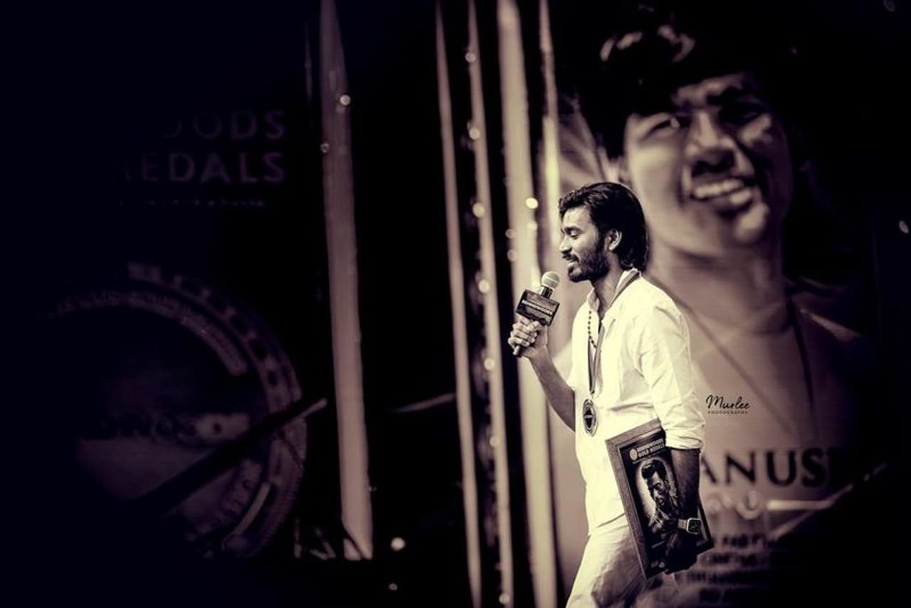 விருது விழாவில் பேசிய தனுஷ்