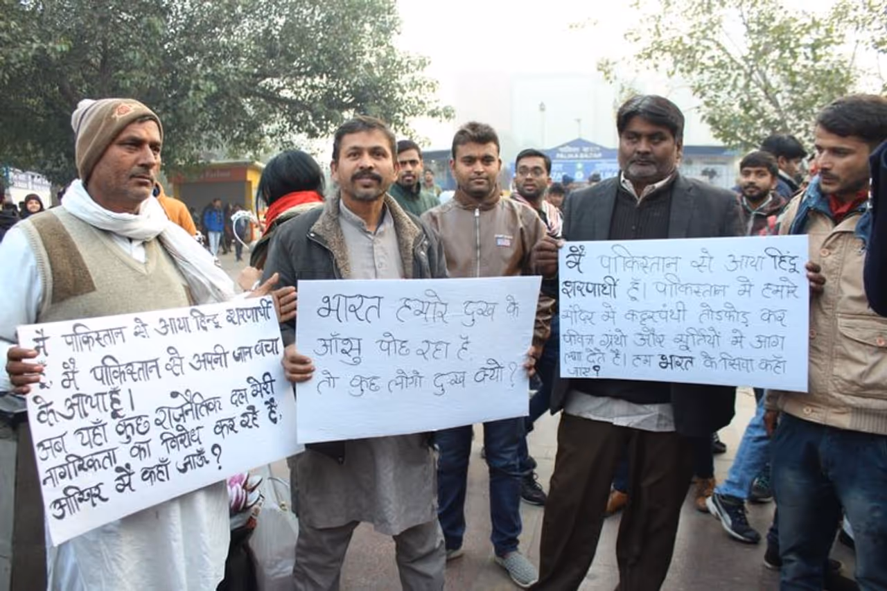The Pakistani Hindu refugees urged the government to accord citizenship to persecuted families and appealed to opposition parties not to oppose the law. They took out a march in the national capital in support of the newly amended citizenship law. The Pakistani Hindu refugees urged the government to accord citizenship to persecuted families and appealed to opposition parties not to oppose the law. They took out a march in the national capital in support of the newly amended citizenship law.