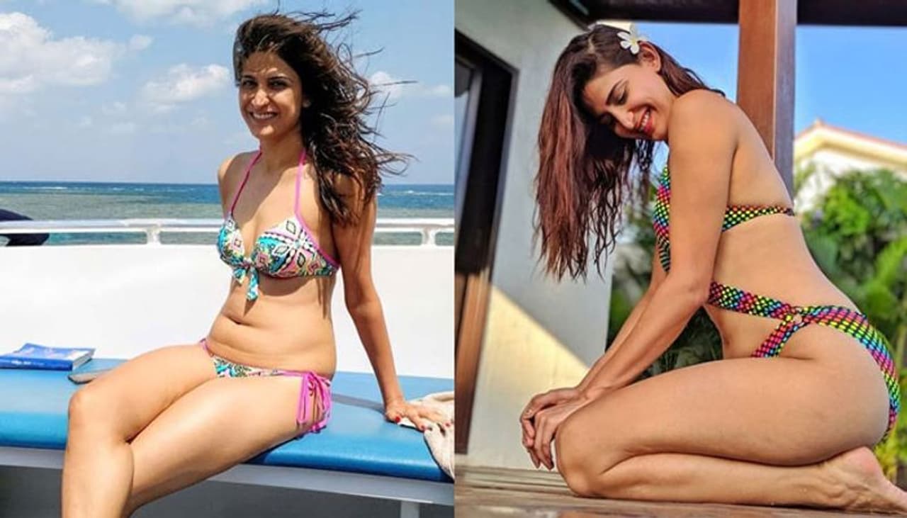 అందాలు బహిరంగంగా పరచందే తమని దర్శక,నిర్మాతలు పట్టించుకోవటం లేదని ఇప్పుడిప్పుడే ఎదుగుతున్న హీరోయిన్స్ భావిస్తున్నట్లున్నారు. గతంలో ఫొటో షూట్ లో పాల్గొని మీడియాకు పొటోలు విడుదలచేసే బ్యాచ్ మొత్తం సోషల్ మీడియాలో రచ్చిపోతున్నారు. వెకేషన్ కు వెళ్లటం ఆ ఫొటోలు విడుదల చేయటం పనిగా పెట్టుకున్నారు. అలాంటిదేమీ లేకపోతే సరదాగా ఓ లుక్కేయండి అంటూ ఇన్స్టాగ్రామ్ లో ఓ ఫొటోని షేర్ చేస్తున్నారు. అలాంటి ఫొటోల కోసమే అవురావరుమంటూ ఎదురుచూస్తున్న కుర్రాళ్లు పండగ చేసుకుంటున్నారు.