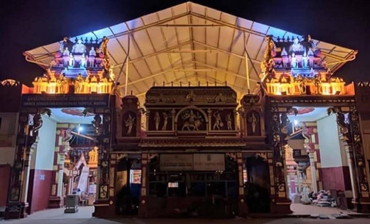 ಬ್ರಹ್ಮಕಲಶೋತ್ಸವದ ಸಂಭ್ರಮದಲ್ಲಿ ಕಟೀಲು ದೇವಸ್ಥಾನ, ಅಲಂಕಾರಗೊಂಡ ದೇವಾಲಯದ ಪ್ರವೇಶ ದ್ವಾರ