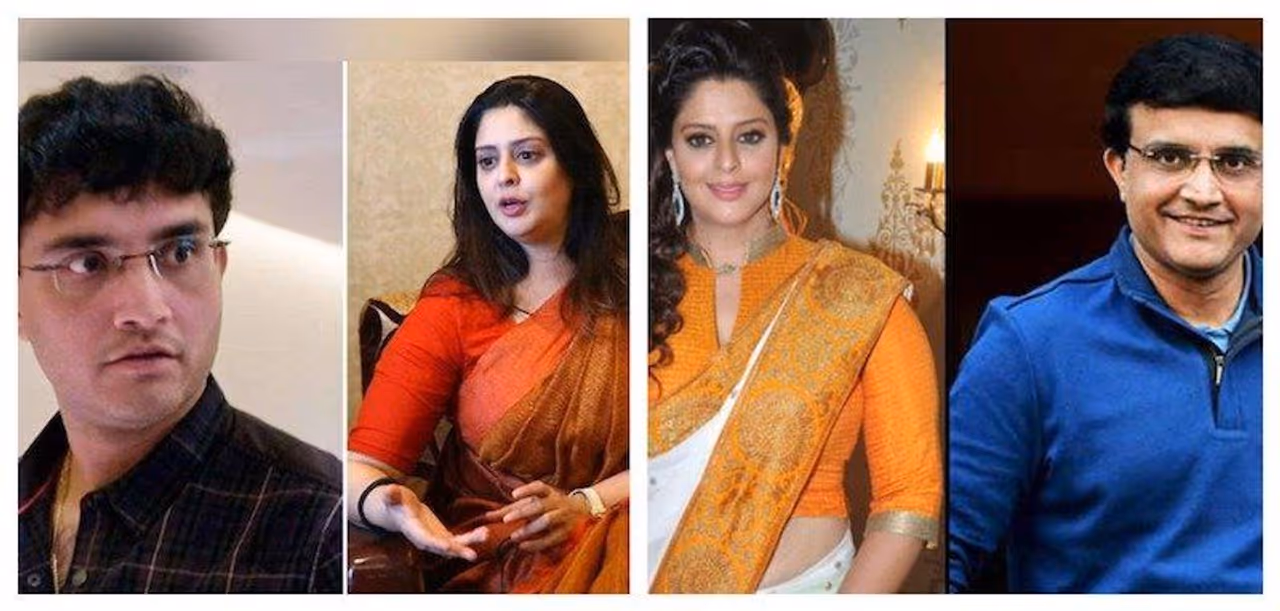 సౌరవ్ గంగూలీ నగ్మా : 1990లలో వీరి ఎఫైర్ హాట్ టాపిక్. అయితే అప్పటికే గంగూలీకి పెళ్లి కావడంతో వీరి ప్రేమాయణం వివాదాలకు దారి తీసింది. ఈ ఎఫెక్ట్ గంగూలీ కెరీర్ పై కూడా పడడంతో అతడు నగ్మతో ప్రేమకి గుడ్ బై చెప్పేశారు. సౌరవ్ గంగూలీ నగ్మా : 1990లలో వీరి ఎఫైర్ హాట్ టాపిక్. అయితే అప్పటికే గంగూలీకి పెళ్లి కావడంతో వీరి ప్రేమాయణం వివాదాలకు దారి తీసింది. ఈ ఎఫెక్ట్ గంగూలీ కెరీర్ పై కూడా పడడంతో అతడు నగ్మతో ప్రేమకి గుడ్ బై చెప్పేశారు.