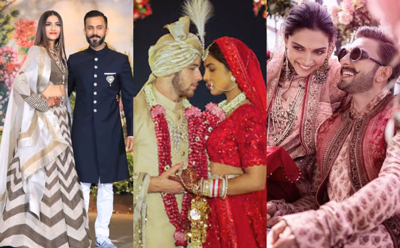 While some of your favourite actors said 'I do' in low key ceremonies, others had the most extravagant weddings ever. From Deepika to Priyanka to Aishwarya, here are 11 wedding pictures you may have missed.