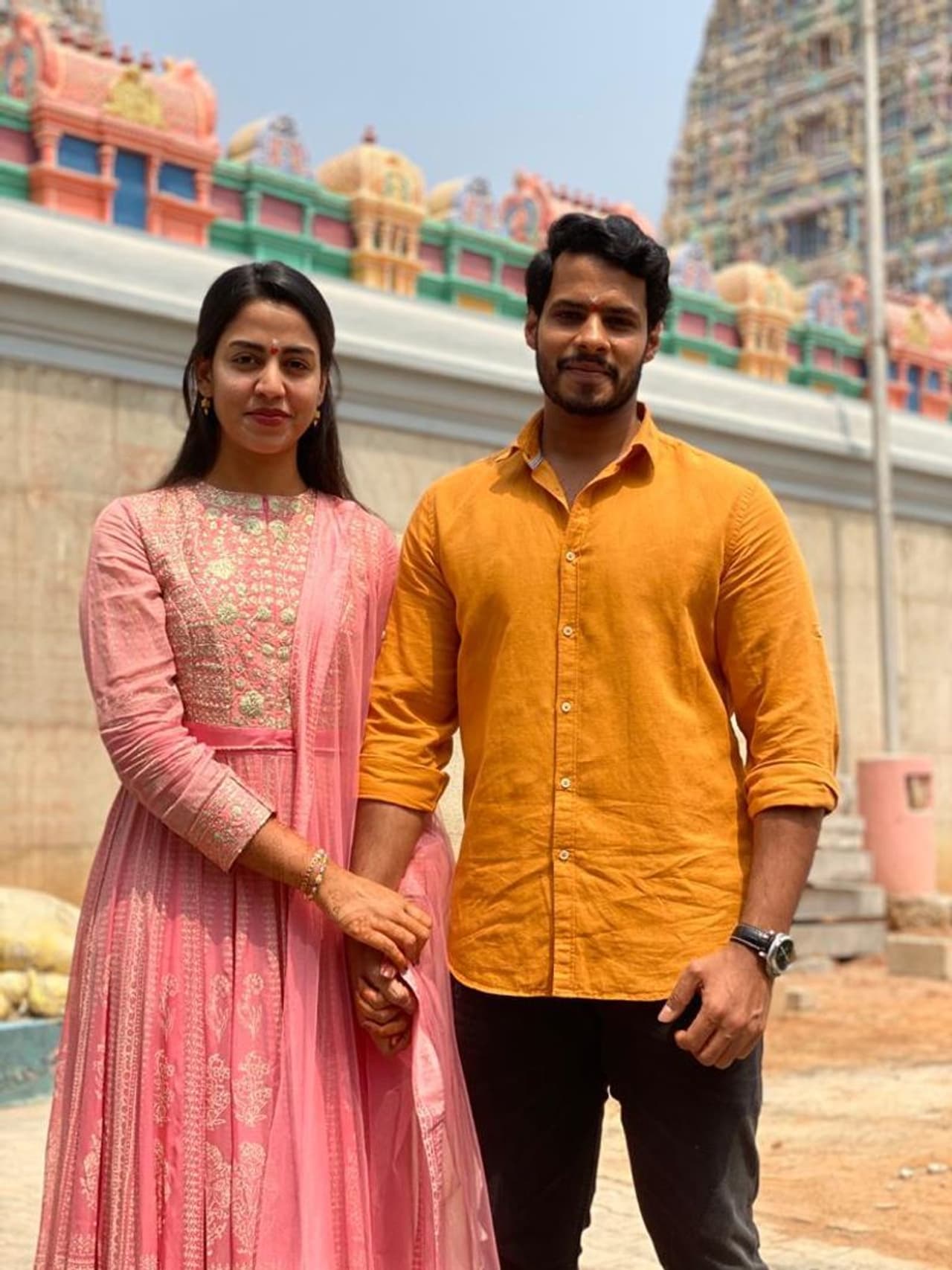 Nikhil Kumaraswamy spent time with his fiancé Revathi on Valentine’s day Nikhil Kumaraswamy spent time with his fiancé Revathi on Valentine’s day