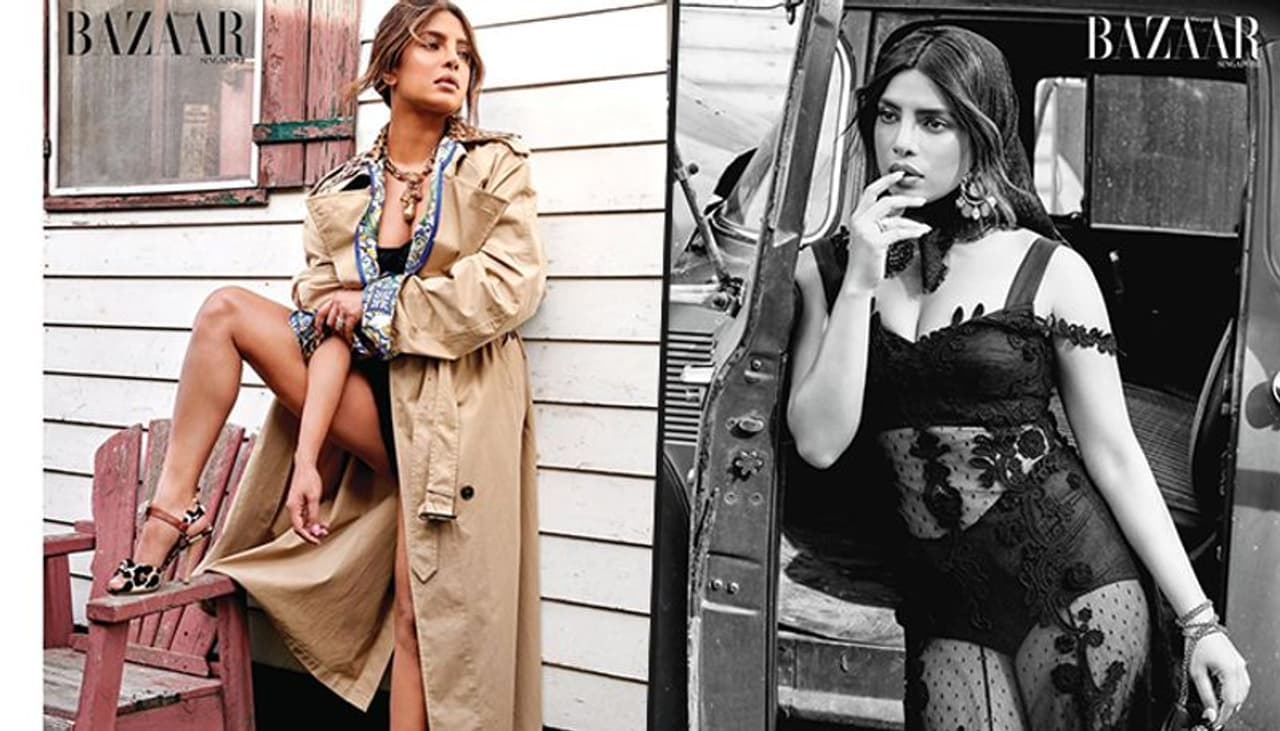 International star Priyanka Chopra set the temperatures soaring with her pictures on the cover of Harper’s Bazaar magazine for its March issue. International star Priyanka Chopra set the temperatures soaring with her pictures on the cover of Harper’s Bazaar magazine for its March issue.
