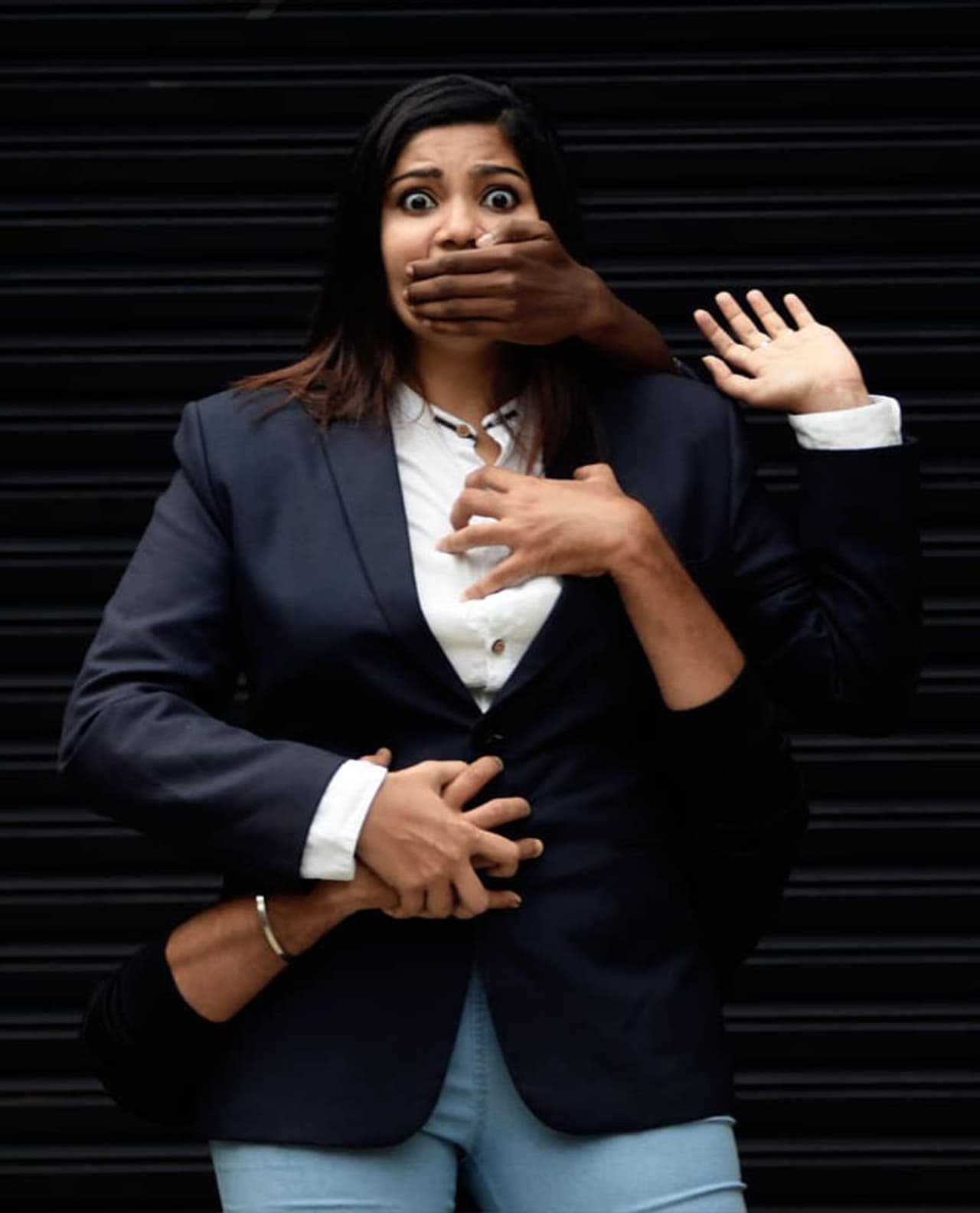 It's in the eyes; not the clothes. ( In frame = Madhurima M S ) It's in the eyes; not the clothes. ( In frame = Madhurima M S )