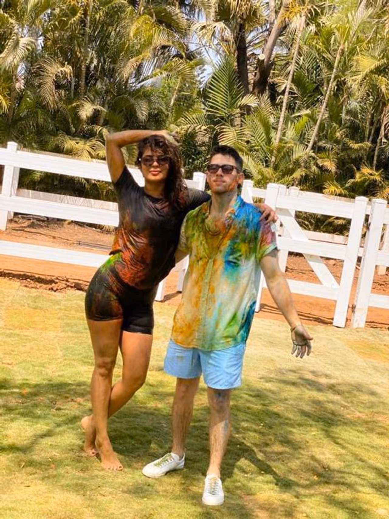 ಪತಿಯೊಂದಿಗೆ ಪ್ರಿಯಾಂಕಾ