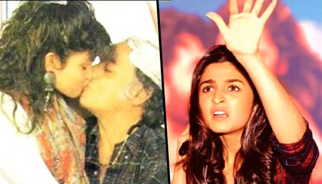 <p>The 80s Filmfare magazine published one of the most talked about and controversial photo of Bollywood filmmaker Mahesh Bhatt, where he locked lips with his daughter Pooja Bhatt. The picture was on the cover of the magazine.&nbsp;</p>