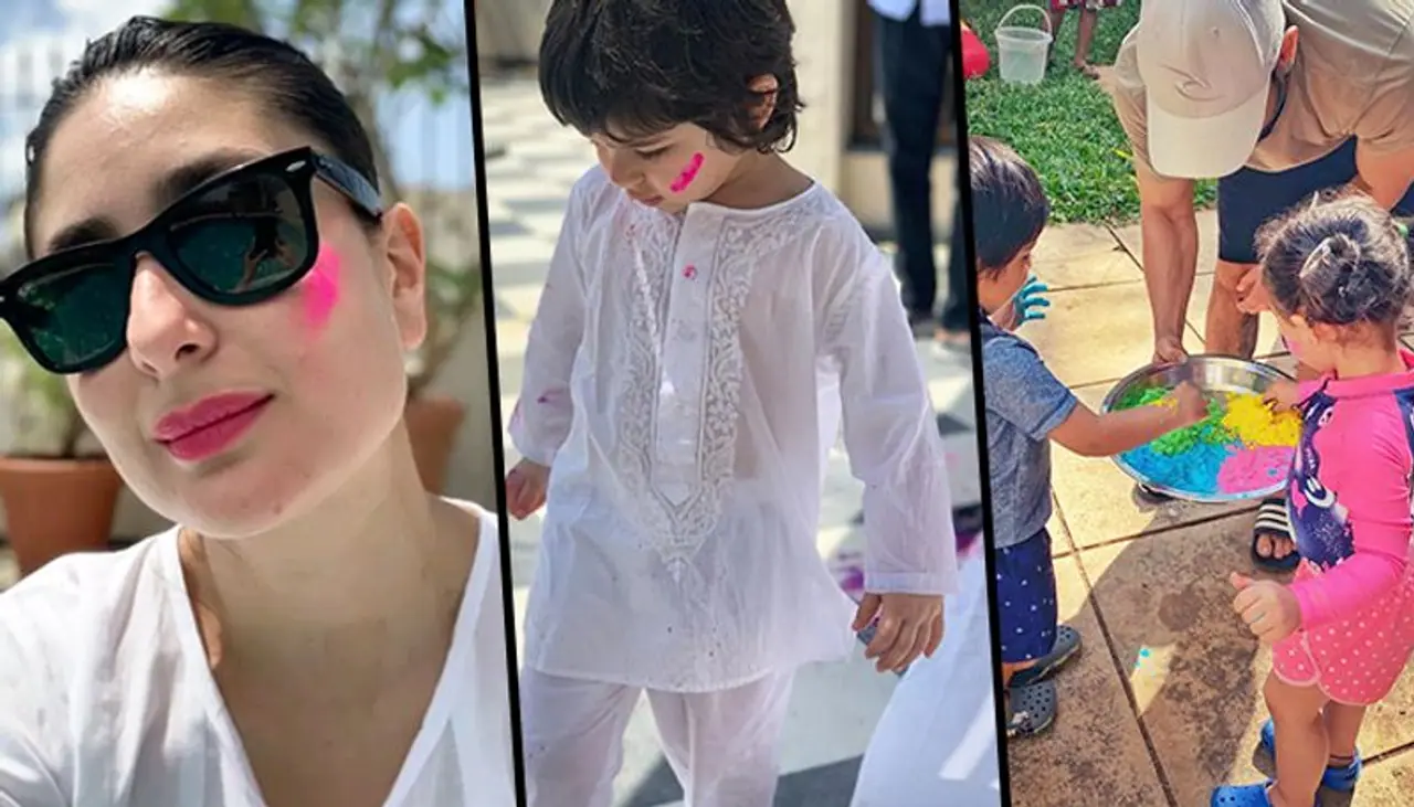 Yes, Kareena Kapoor and Saif Ali Khan's son Taimur spent his day celebrating with colours and food. Kareena Kapoor, who recently made her debut on Instagram, gave a glimpse of how the little boy Taimur celebrated Holi. Fans admitted that Saif son's picture is too appealing to be missed. Yes, Kareena Kapoor and Saif Ali Khan's son Taimur spent his day celebrating with colours and food. Kareena Kapoor, who recently made her debut on Instagram, gave a glimpse of how the little boy Taimur celebrated Holi. Fans admitted that Saif son's picture is too appealing to be missed.