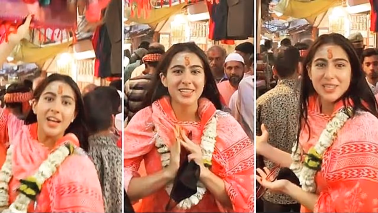 <p>A few months ago, we saw many pictures and videos of Sara Ali Khan in Varanasi. Sara took to Instagram to share glimpses of her V blog in which we see her walking through the crowded lanes of Varanasi.</p> <p>A few months ago, we saw many pictures and videos of Sara Ali Khan in Varanasi. Sara took to Instagram to share glimpses of her V blog in which we see her walking through the crowded lanes of Varanasi.</p>