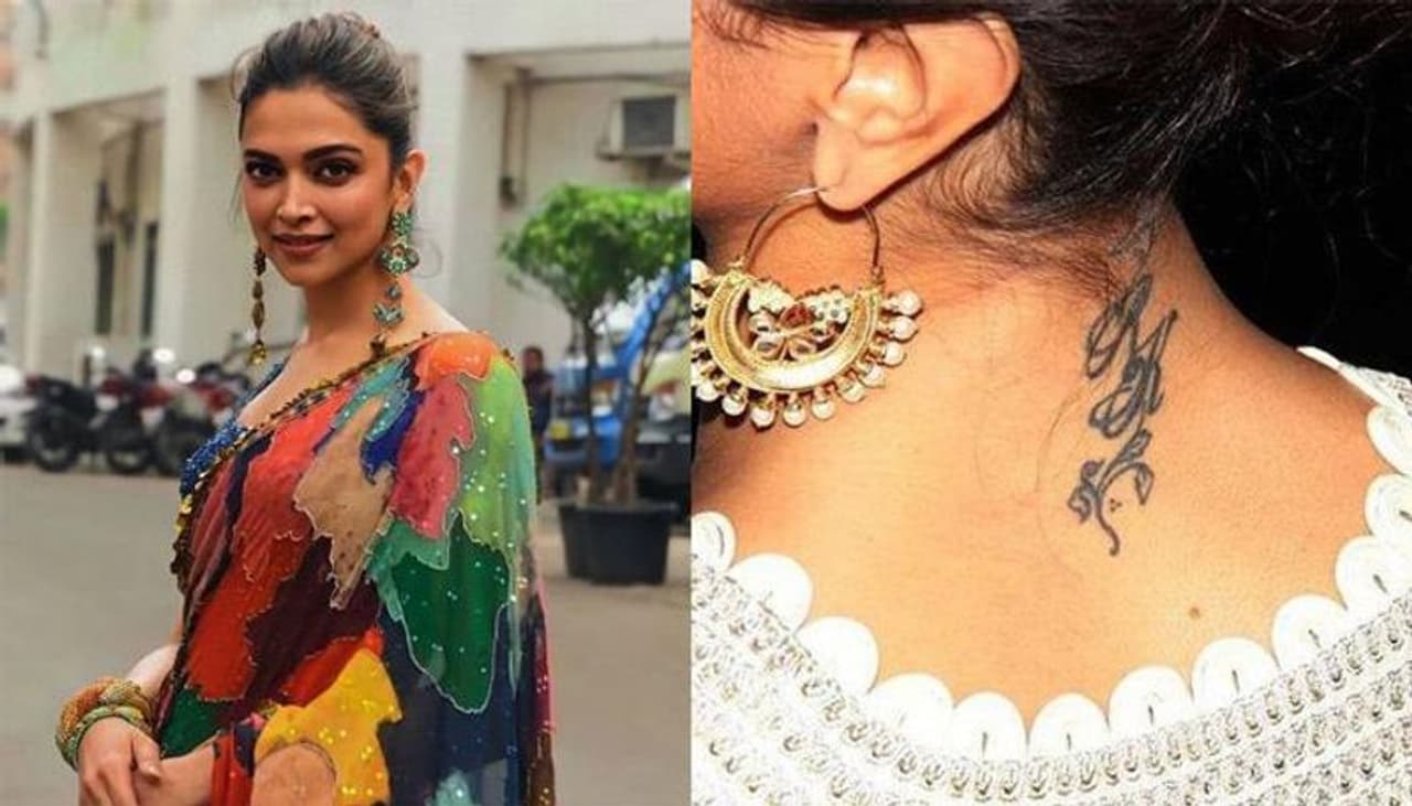 Deepika Padukone reacted to removing ex boyfriend Ranbir Kapoor's tattoo on the back of her neck. Deepika Padukone reacted to removing ex boyfriend Ranbir Kapoor's tattoo on the back of her neck.