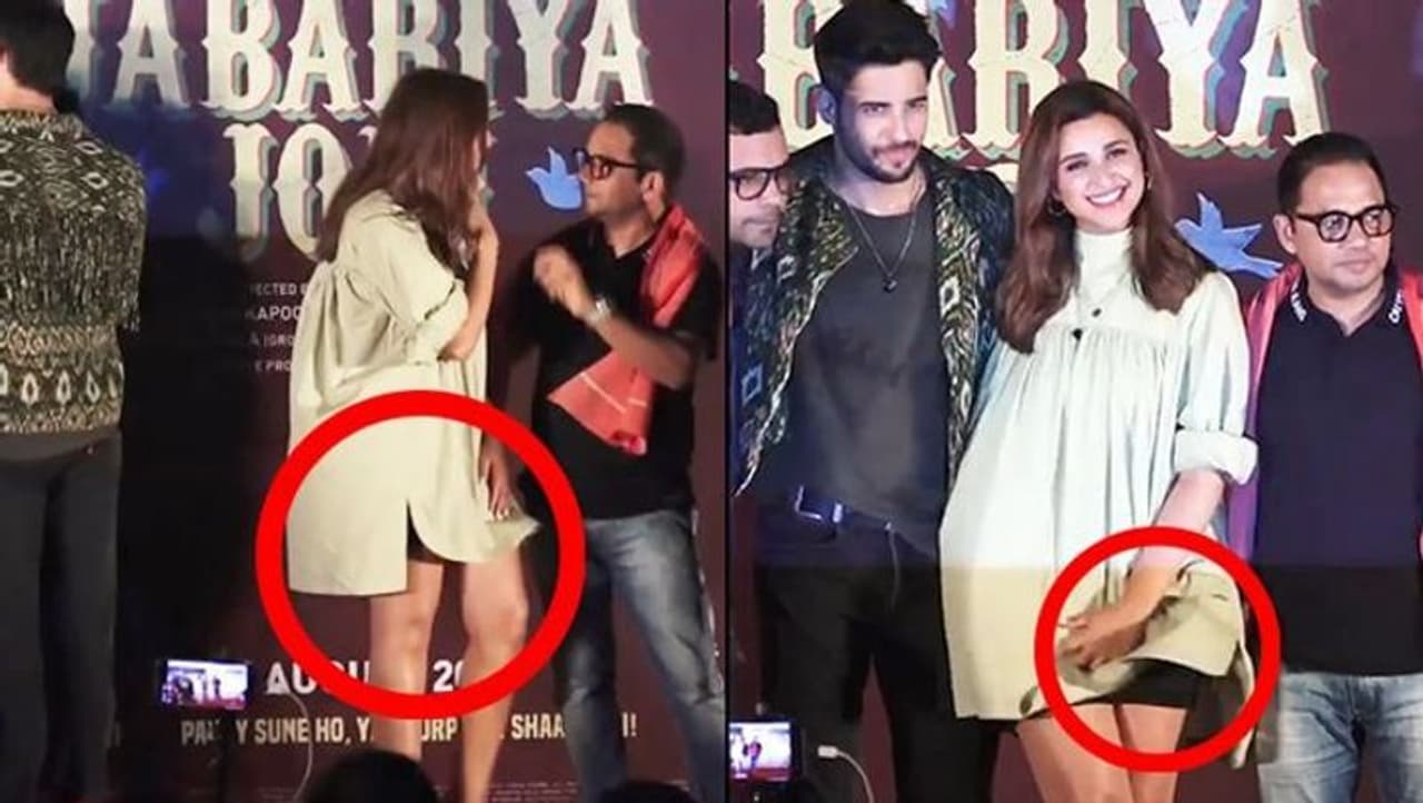 Bollywood actress Parineeti Chopra once grabbed the limelight at the Jabariya Jodi's event when she was with her co star Sidharth Malhotra in Mumbai. Bollywood actress Parineeti Chopra once grabbed the limelight at the Jabariya Jodi's event when she was with her co star Sidharth Malhotra in Mumbai.