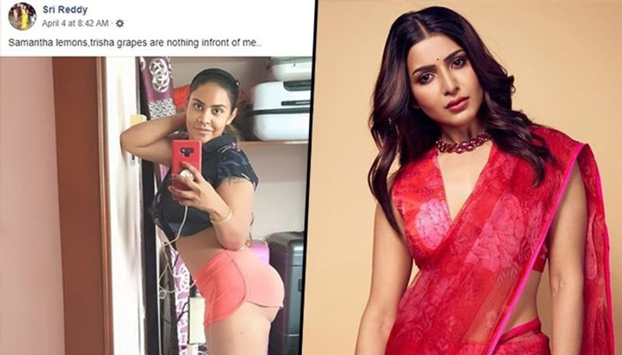 Sri Reddy is again in the news because of her cheap comments on top South actresses, Samantha Akkineni and Trisha. Sri Reddy is again in the news because of her cheap comments on top South actresses, Samantha Akkineni and Trisha.