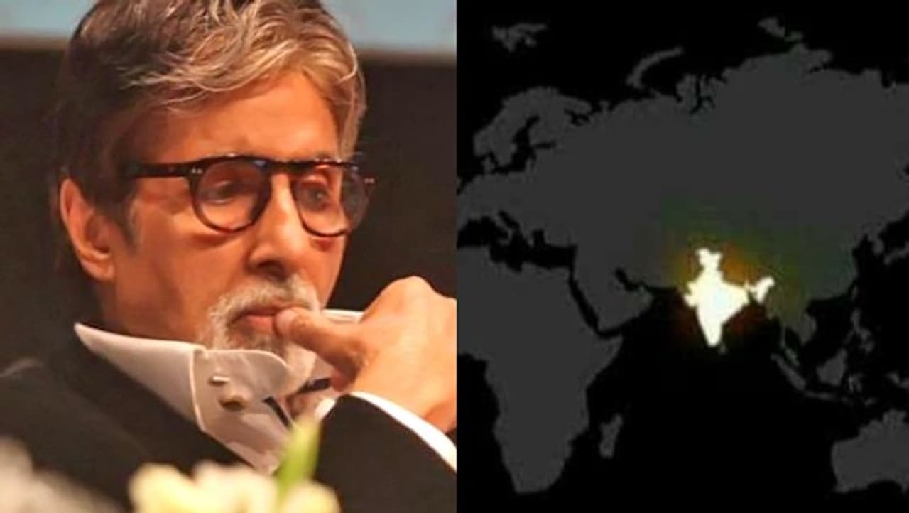Megastar Amitabh Bachchan was once again criticised for sharing fake news on social media by retweeting a post on Twitter that falsely showed an illuminated India in the world map on Sunday. Megastar Amitabh Bachchan was once again criticised for sharing fake news on social media by retweeting a post on Twitter that falsely showed an illuminated India in the world map on Sunday.