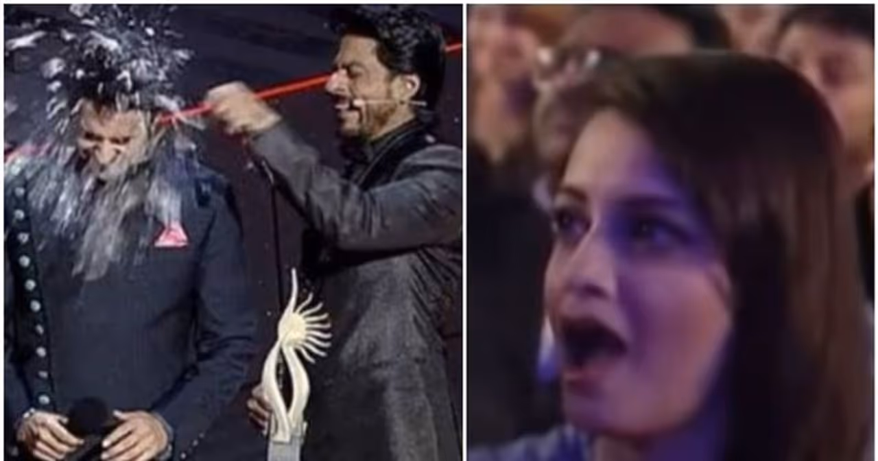 <p>An old video from IIFA 2013 is doing the rounds where hosts Shah Rukh Khan and Shahid Kapoor call then newcomer Ayushmann on the stage to crack some jokes. The event happened in Macau.&nbsp;<br />&nbsp;</p>