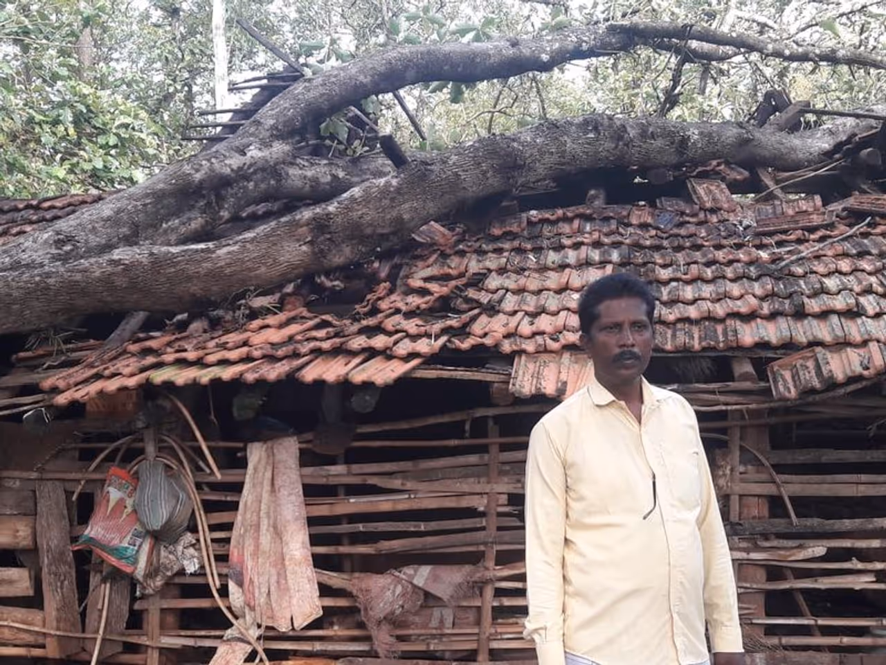 <p>ಶಿವಮೊಗ್ಗ ಜಿಲ್ಲೆ ಯಲ್ಲಿ ಕಳೆದ ರಾತ್ರಿ ಸುರಿದ ಮಳೆ ಗಾಳಿಗೆ ಮನೆ ಜಖಂ<br /> </p> <p>ಶಿವಮೊಗ್ಗ ಜಿಲ್ಲೆ ಯಲ್ಲಿ ಕಳೆದ ರಾತ್ರಿ ಸುರಿದ ಮಳೆ ಗಾಳಿಗೆ ಮನೆ ಜಖಂ<br /> </p>