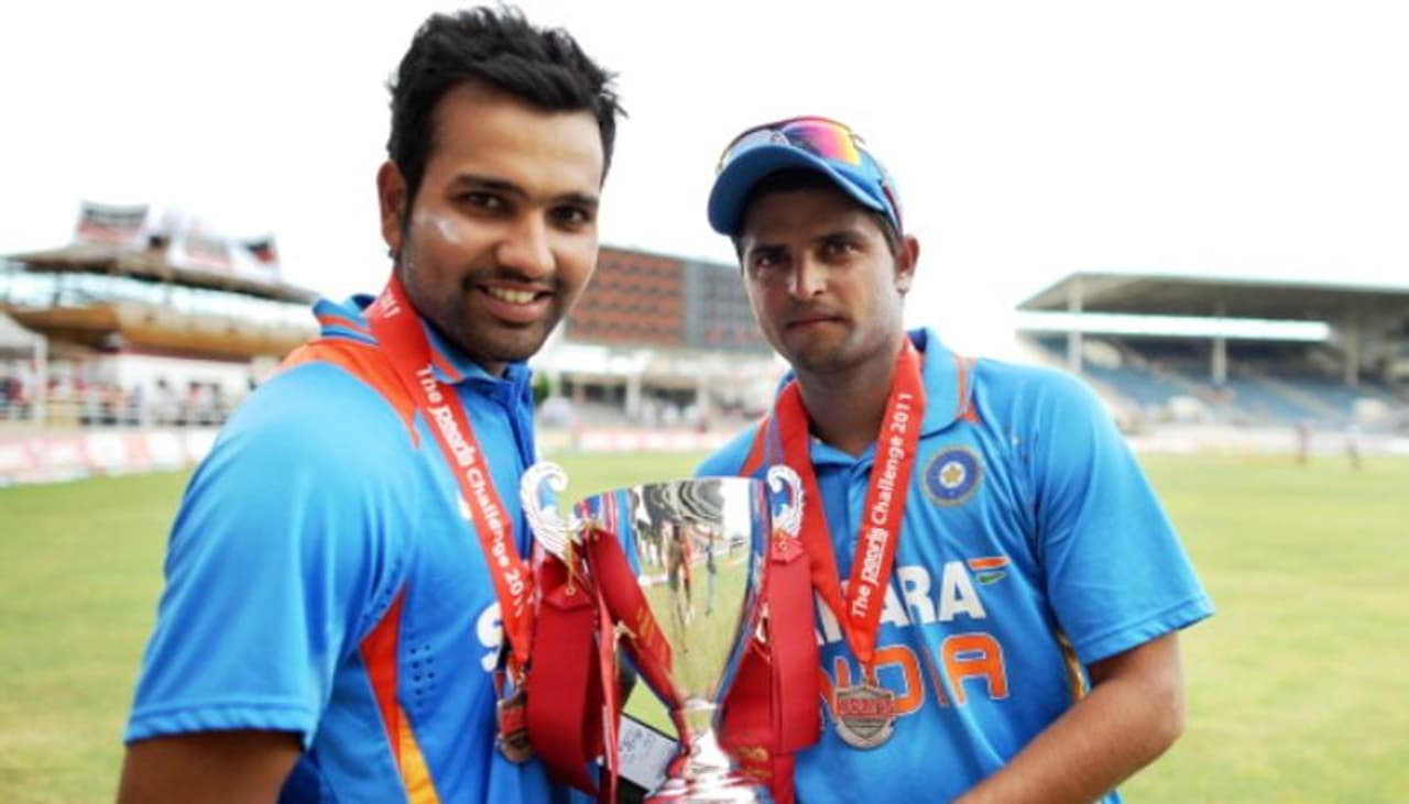 <p>రోహిత్ శర్మకు, సురేశ్ రైనాకి ఎలాంటి వైరం లేదు. అయితే ఐపీఎల్ 2021 సీజన్లో మిగిలిన మ్యాచులు యూఏఈలో నిర్వహించబోతున్నట్టు బీసీసీఐ ప్రకటించడంతో ‘హిట్ మ్యాన్’ వర్సెస్ ‘మిస్టర్ ఐపీఎల్’ ఫ్యాన్స్ మధ్య సోషల్ మీడియాలో వార్ జరుగుతోంది.</p> <p>రోహిత్ శర్మకు, సురేశ్ రైనాకి ఎలాంటి వైరం లేదు. అయితే ఐపీఎల్ 2021 సీజన్లో మిగిలిన మ్యాచులు యూఏఈలో నిర్వహించబోతున్నట్టు బీసీసీఐ ప్రకటించడంతో ‘హిట్ మ్యాన్’ వర్సెస్ ‘మిస్టర్ ఐపీఎల్’ ఫ్యాన్స్ మధ్య సోషల్ మీడియాలో వార్ జరుగుతోంది.</p>