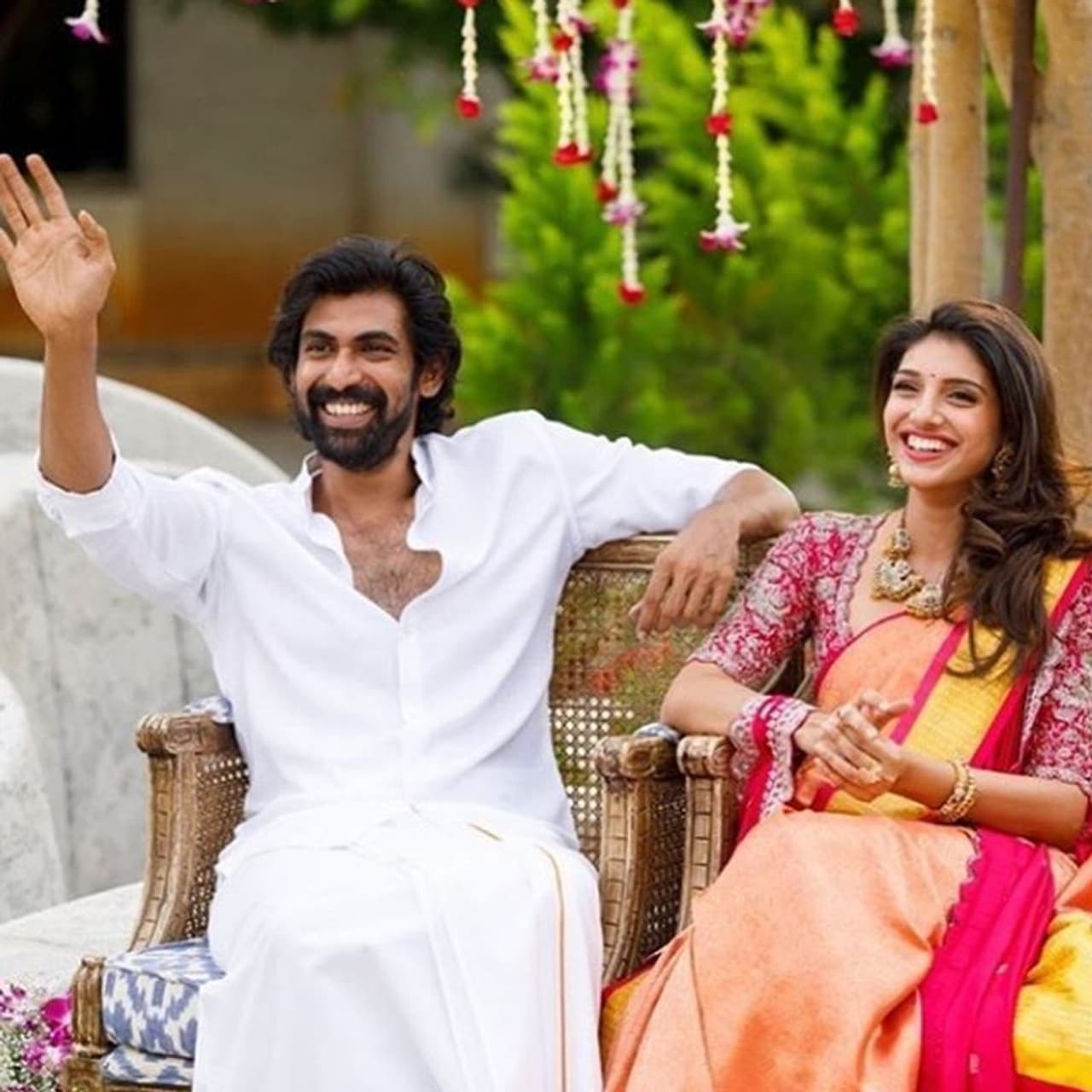 <p>Just a week ago, Rana revealed in a tweet that he proposed to Miheeka, an interior designer, and "she said yes' his post went crazy viral; no doubt the engagement pictures will too. "And it's official," Rana Daggubati captioned the engagement pictures, adding firework emojis.<br /> </p> <p>Just a week ago, Rana revealed in a tweet that he proposed to Miheeka, an interior designer, and "she said yes' his post went crazy viral; no doubt the engagement pictures will too. "And it's official," Rana Daggubati captioned the engagement pictures, adding firework emojis.<br /> </p>