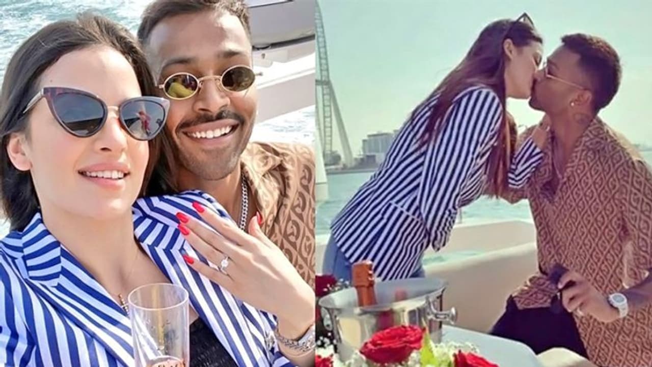 <p>Hardik and Serbian actress Natasa got engaged on December 31, 2019. The Indian all rounder broke the news on social media, on New Year, 2020.</p>