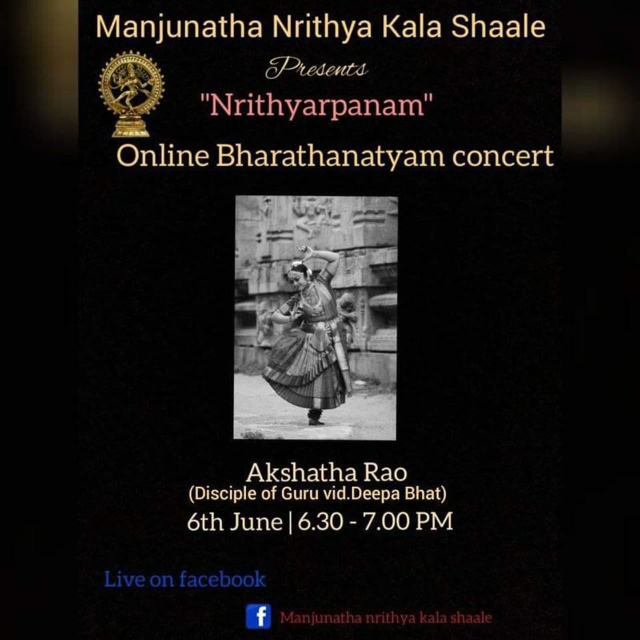 <p>ಹೌದು, ವಿದ್ವಾನ್ ಮಂಜುನಾಥ್ ಎನ್. ಪುತ್ತೂರು ಅವರು ಲಾಕ್ಡೌನ್ ಸಮಯದಲ್ಲಿ ತಮ್ಮ ಮಡದಿ ದೀಪ್ತಿ ಅವರೊಂದಿಗೆ ಚರ್ಚಿಸಿ ಆರಂಭಿಸಿದ ಯೋಜನೆ ಇದು. ಲಾಕ್ಡೌನ್ ಸಮಯದಲ್ಲಿ ಎಲ್ಲರೂ ಮನೆಯಲ್ಲೇ ಇರುವಾಗ, ಹೊಸ ಪ್ರತಿಭೆಗಳಿಗೆ ಮಣೆ ಹಾಕಿ ಅವರನ್ನು ಬೆಳಕಿಗೆ ತರುವುದು ಇವರ ಉದ್ದೇಶವಾಗಿತ್ತು. </p> <p>ಹೌದು, ವಿದ್ವಾನ್ ಮಂಜುನಾಥ್ ಎನ್. ಪುತ್ತೂರು ಅವರು ಲಾಕ್ಡೌನ್ ಸಮಯದಲ್ಲಿ ತಮ್ಮ ಮಡದಿ ದೀಪ್ತಿ ಅವರೊಂದಿಗೆ ಚರ್ಚಿಸಿ ಆರಂಭಿಸಿದ ಯೋಜನೆ ಇದು. ಲಾಕ್ಡೌನ್ ಸಮಯದಲ್ಲಿ ಎಲ್ಲರೂ ಮನೆಯಲ್ಲೇ ಇರುವಾಗ, ಹೊಸ ಪ್ರತಿಭೆಗಳಿಗೆ ಮಣೆ ಹಾಕಿ ಅವರನ್ನು ಬೆಳಕಿಗೆ ತರುವುದು ಇವರ ಉದ್ದೇಶವಾಗಿತ್ತು. </p>