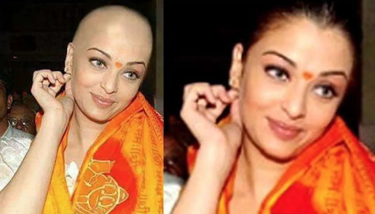 <p>A few weeks later, Aishwarya Rai's picture is going viral where she can be seen sporting a bald look. </p> <p>A few weeks later, Aishwarya Rai's picture is going viral where she can be seen sporting a bald look. </p>