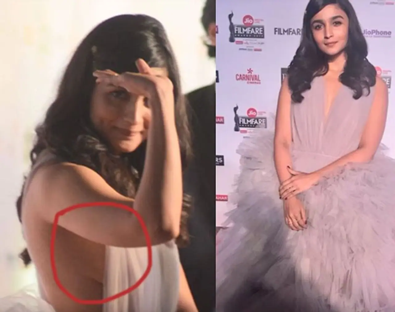 <p>Bollywood actress Alia Bhatt, one of the talented actresses in the film industry encountered a major oops moment at the 63rd Filmfare Awards 2018, held in Mumbai.<br /> </p> <p>Bollywood actress Alia Bhatt, one of the talented actresses in the film industry encountered a major oops moment at the 63rd Filmfare Awards 2018, held in Mumbai.<br /> </p>
