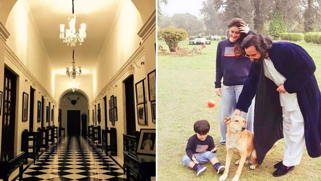 <p>ಹರಿಯಾಣದಲ್ಲಿರುವ ಪಟೌಡಿಯಲ್ಲಿದೆ ಬಿಳಿ ಬಣ್ಣದ ಅರಮನೆ. ಸೈಫ್ ಕರೀನಾ ತಮ್ಮ ಬಿಡುವಿನ ವೇಳೆಯನ್ನು ಇಲ್ಲಿ ಕಳೆಯುತ್ತಾರೆ.<br />&nbsp;</p>