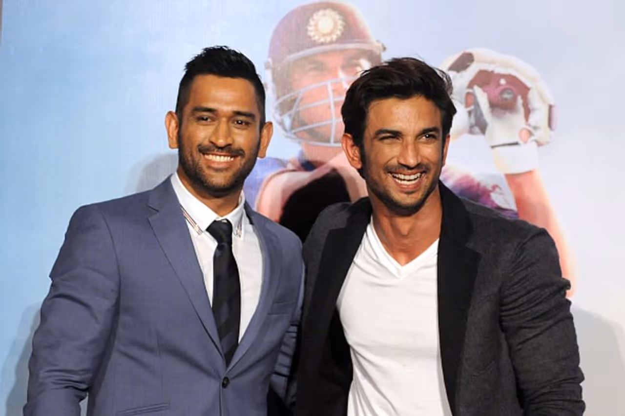 <p>MS Dhoni and Sushant Singh Rajput came together in Mumbai to promote the Indian captain's biopic on August 11, 2016.</p>