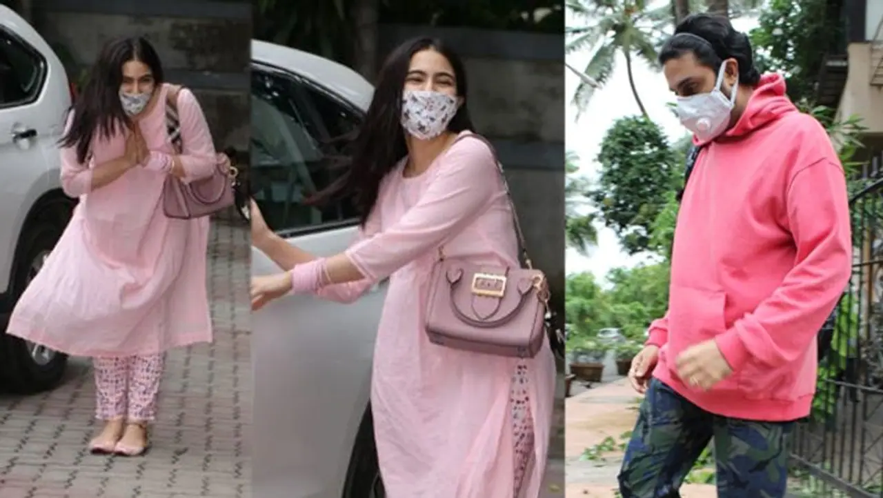 <p>ಚಿತ್ರ ನಿರ್ಮಾಪಕ ಆನಂದ್ ಎಲ್. ರಾಯ್ ಕಚೇರಿಯ ಹೊರಗೆ ಸಾರಾ ಅಲಿ ಖಾನ್ ಕಾಣಿಸಿಕೊಂಡರು. ಅವರು ಮೀಡಿಯಾ ಪೋಟೋಗ್ರಾಫರ್ಗಳಿಗೆ ಕೈಮುಗಿದು ನಮಸ್ಕರಿಸುವ ಮೂಲಕ ಪೋಸ್ ನೀಡಿದ್ದಾರೆ. ಅದೇ ಸಮಯದಲ್ಲಿ, ಅಭಿಷೇಕ್ ಬಚ್ಚನ್ ಕೂಡ ಡಬ್ಬಿಂಗ್ ಸ್ಟುಡಿಯೋದ ಹೊರಗೆ ತಲೆ ತಗ್ಗಿಸಿಕೊಂಡು ನೆಡೆಯುತ್ತಿರುವುದು ಕಂಡು ಬಂತು.<br /> </p> <p>ಚಿತ್ರ ನಿರ್ಮಾಪಕ ಆನಂದ್ ಎಲ್. ರಾಯ್ ಕಚೇರಿಯ ಹೊರಗೆ ಸಾರಾ ಅಲಿ ಖಾನ್ ಕಾಣಿಸಿಕೊಂಡರು. ಅವರು ಮೀಡಿಯಾ ಪೋಟೋಗ್ರಾಫರ್ಗಳಿಗೆ ಕೈಮುಗಿದು ನಮಸ್ಕರಿಸುವ ಮೂಲಕ ಪೋಸ್ ನೀಡಿದ್ದಾರೆ. ಅದೇ ಸಮಯದಲ್ಲಿ, ಅಭಿಷೇಕ್ ಬಚ್ಚನ್ ಕೂಡ ಡಬ್ಬಿಂಗ್ ಸ್ಟುಡಿಯೋದ ಹೊರಗೆ ತಲೆ ತಗ್ಗಿಸಿಕೊಂಡು ನೆಡೆಯುತ್ತಿರುವುದು ಕಂಡು ಬಂತು.<br /> </p>