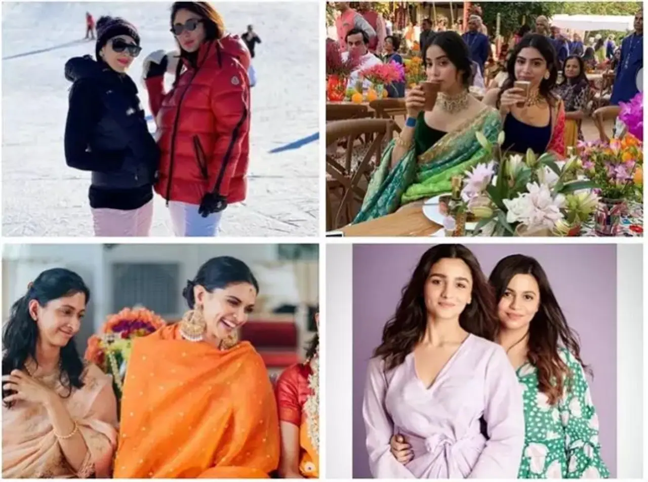 <p>ಕರಿಷ್ಮಾ ಕಪೂರ್ ಕರೀನಾ ಕಪೂರ್ ಖಾನ್, ಸೋನಮ್ ಕಪೂರ್ ರಿಯಾ ಕಪೂರ್, ದೀಪಿಕಾ ಪಡುಕೋಣೆ ಮತ್ತು ಅನಿಷಾ ಪಡುಕೋಣೆ, ಜಾಹ್ನವಿ ಕಪೂರ್ ಖುಷಿ ಕಪೂರ್ ಬಾಲಿವುಡ್ನ ಟಾಪ್ ಸಿಸ್ಟರ್ಸ್ಗಳ ಪಟ್ಟಿಯಲ್ಲಿರುವ ಕೆಲವರು. </p> <p>ಕರಿಷ್ಮಾ ಕಪೂರ್ ಕರೀನಾ ಕಪೂರ್ ಖಾನ್, ಸೋನಮ್ ಕಪೂರ್ ರಿಯಾ ಕಪೂರ್, ದೀಪಿಕಾ ಪಡುಕೋಣೆ ಮತ್ತು ಅನಿಷಾ ಪಡುಕೋಣೆ, ಜಾಹ್ನವಿ ಕಪೂರ್ ಖುಷಿ ಕಪೂರ್ ಬಾಲಿವುಡ್ನ ಟಾಪ್ ಸಿಸ್ಟರ್ಸ್ಗಳ ಪಟ್ಟಿಯಲ್ಲಿರುವ ಕೆಲವರು. </p>