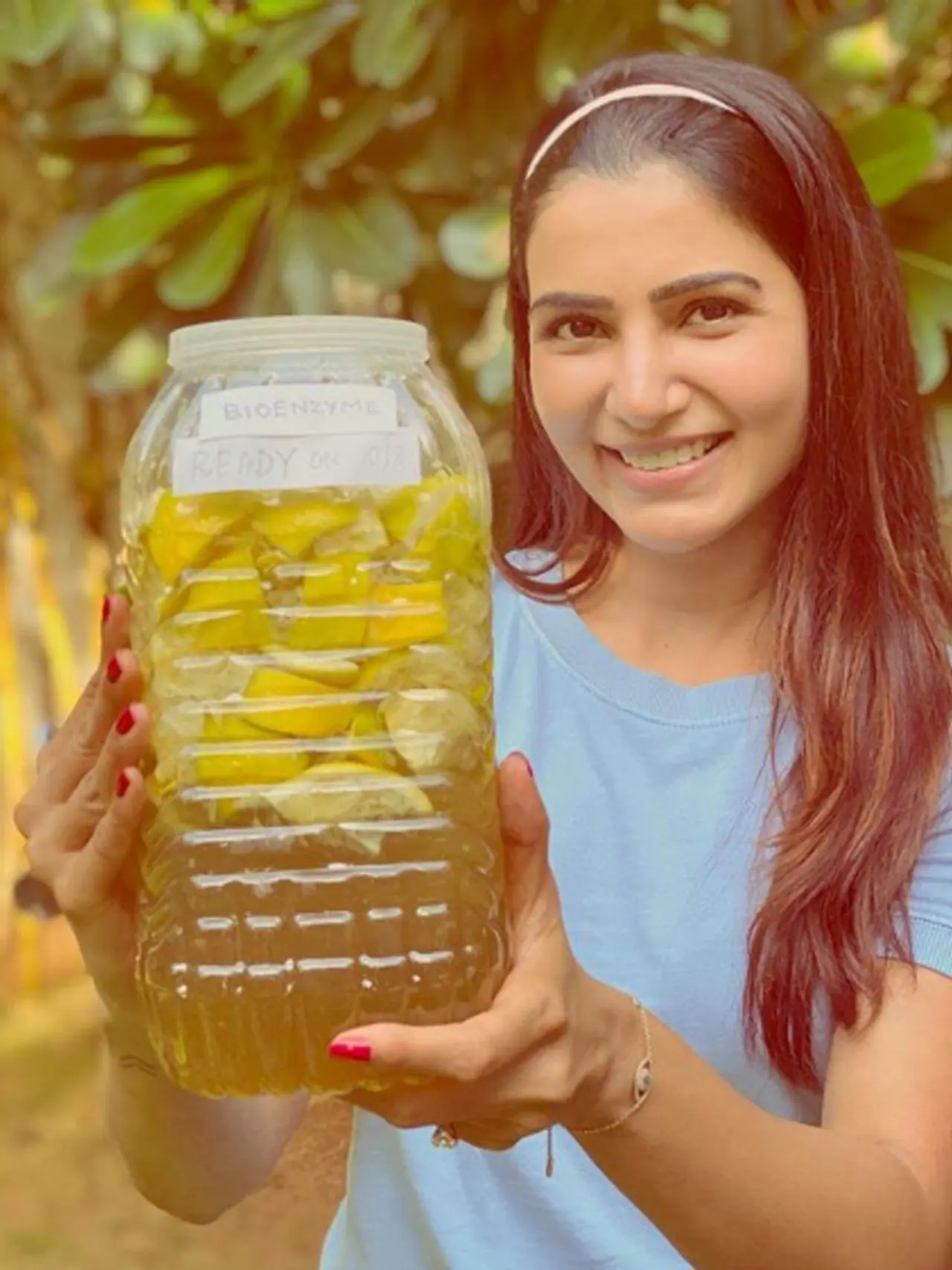 <p>Days ago Samantha Akkineni shared a picture of her organic terrace garden on social media</p> <p>Days ago Samantha Akkineni shared a picture of her organic terrace garden on social media</p>