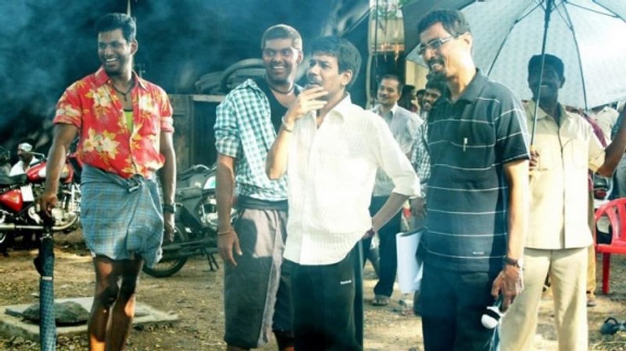 <p>அவன் இவன் ஷூட்டிங் ஸ்பாட்டில் ஆர்யாவுடன் பாலா&nbsp;</p>