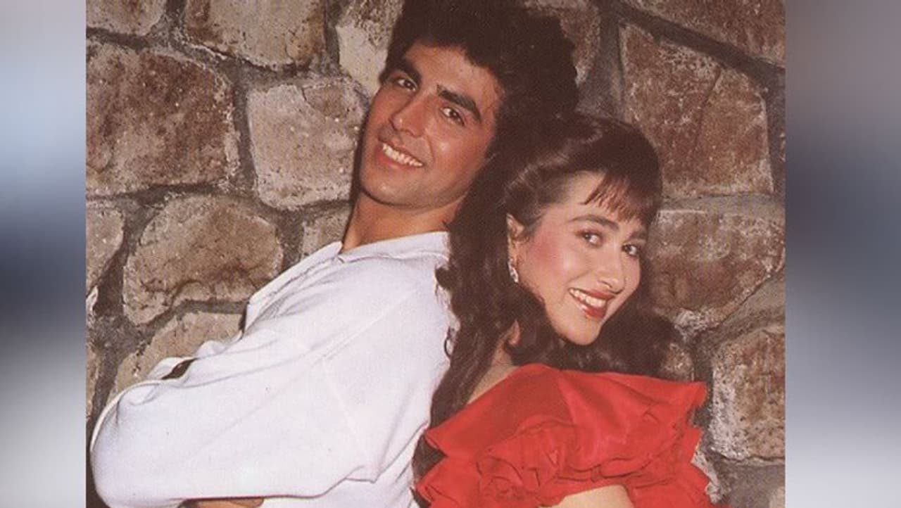 <p>ಜಾನ್‌ವಾರ್‌, ಮೇರೆ ಜೀವನ್ ಸಾಥಿ, ಯಾ ಮೈನೆ ಭಿ ಪ್ಯಾರ್ ಕಿಯಾ ಹೈ&nbsp;ಅಕ್ಷಯ್ ಮತ್ತು ಕರಿಷ್ಮಾ ಸ್ಕ್ರೀನ್‌ ಶೇರ್‌ ಮಾಡಿಕೊಂಡ ಸಿನಿಮಾಗಳು.</p>