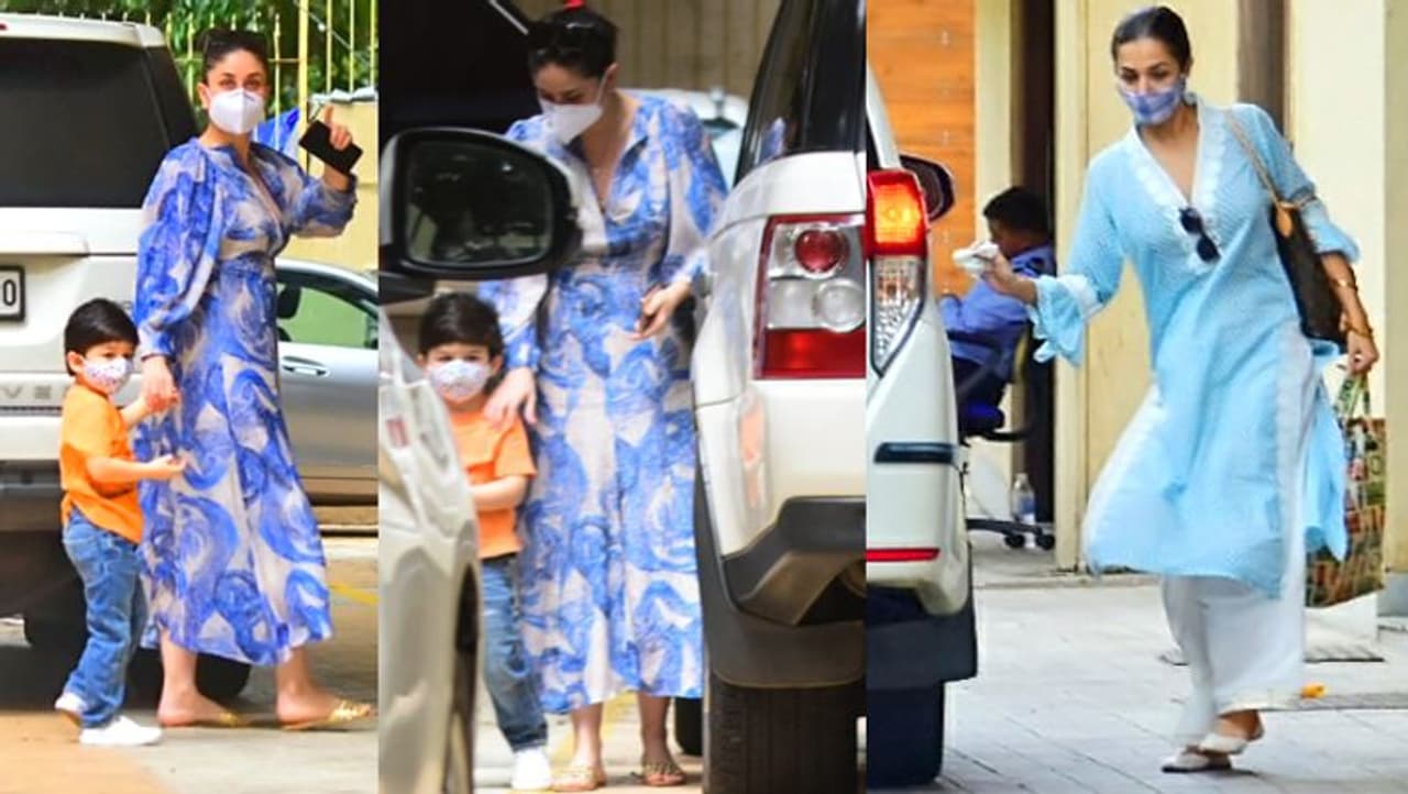 <p>ತೈಮೂರ್ ಅಮ್ಮನೊಂದಿಗೆ ದೊಡ್ಡಮ್ಮ ಕರೀಷ್ಮಾಳ ಮನೆಗೆ ಭೇಟಿ ಕೊಟ್ಟಿದ್ದಾನೆ. ಈ ಸಮಯದಲ್ಲಿ, ಛೋಟೆ ನವಾಬ ಹಳದಿ ಟೀ ಶರ್ಟ್ ಮತ್ತು ಜೀನ್ಸ್‌ ಜೊತೆ ಮಾಸ್ಕ್‌ &nbsp;ಸಹ ಧರಿಸಿರುವುದು ಕಂಡುಬಂತು.</p>