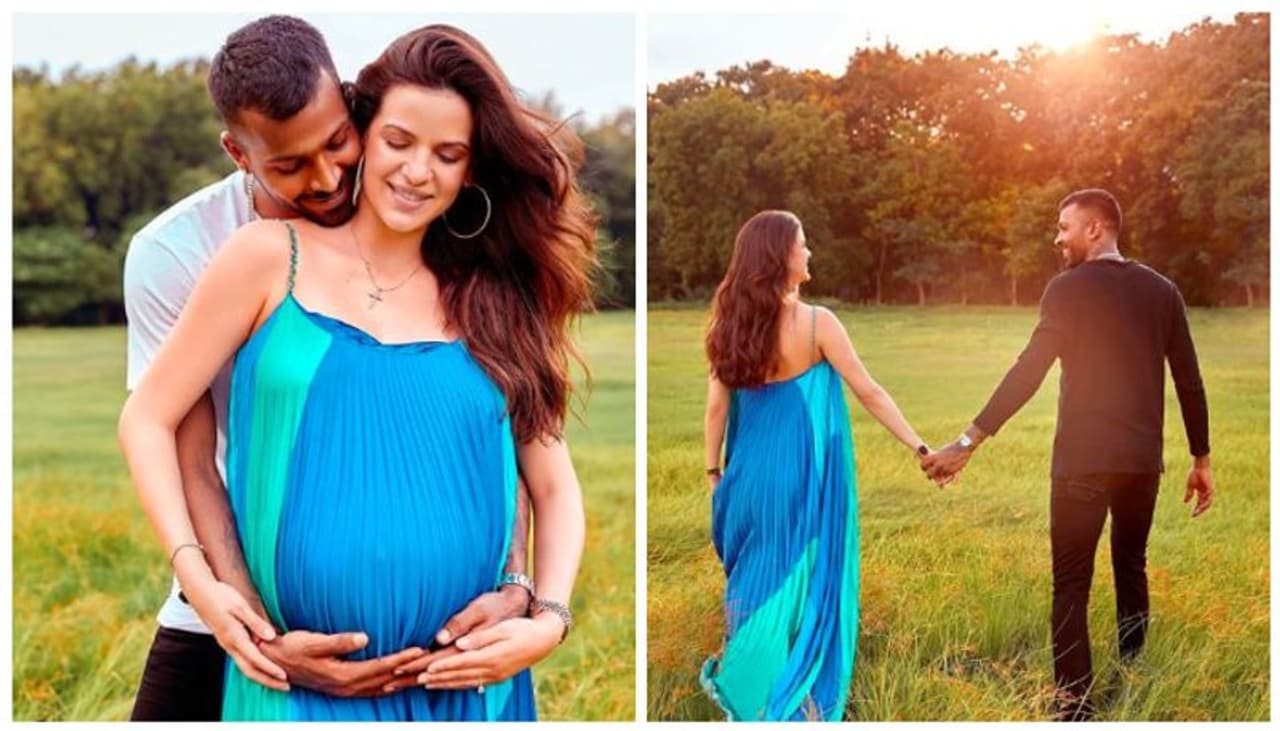 <p>In a new picture shared on Instagram by Indian cricket team’s all rounder Hardik Pandya, he and Natasa Stankovic are seen cradling her baby bump<br /> </p> <p>In a new picture shared on Instagram by Indian cricket team’s all rounder Hardik Pandya, he and Natasa Stankovic are seen cradling her baby bump<br /> </p>