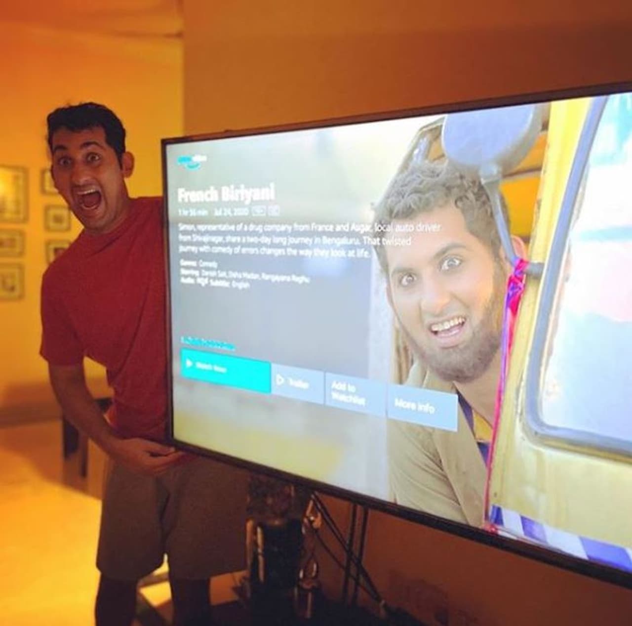 <p>ಪವರ್ ಸ್ಟಾರ್ ಪುನೀತ್‌ ರಾಜ್‌ಕುಮಾರ್‌ &nbsp;ಅವರ ಪಿಆರ್‌ಕೆ ಪ್ರೊಡಕ್ಷನ್‌ ನಿರ್ಮಾಣದ 'ಫ್ರೆಂಚ್‌ ಬಿರಿಯಾನಿ' ಸಿನಿಮಾ.</p>