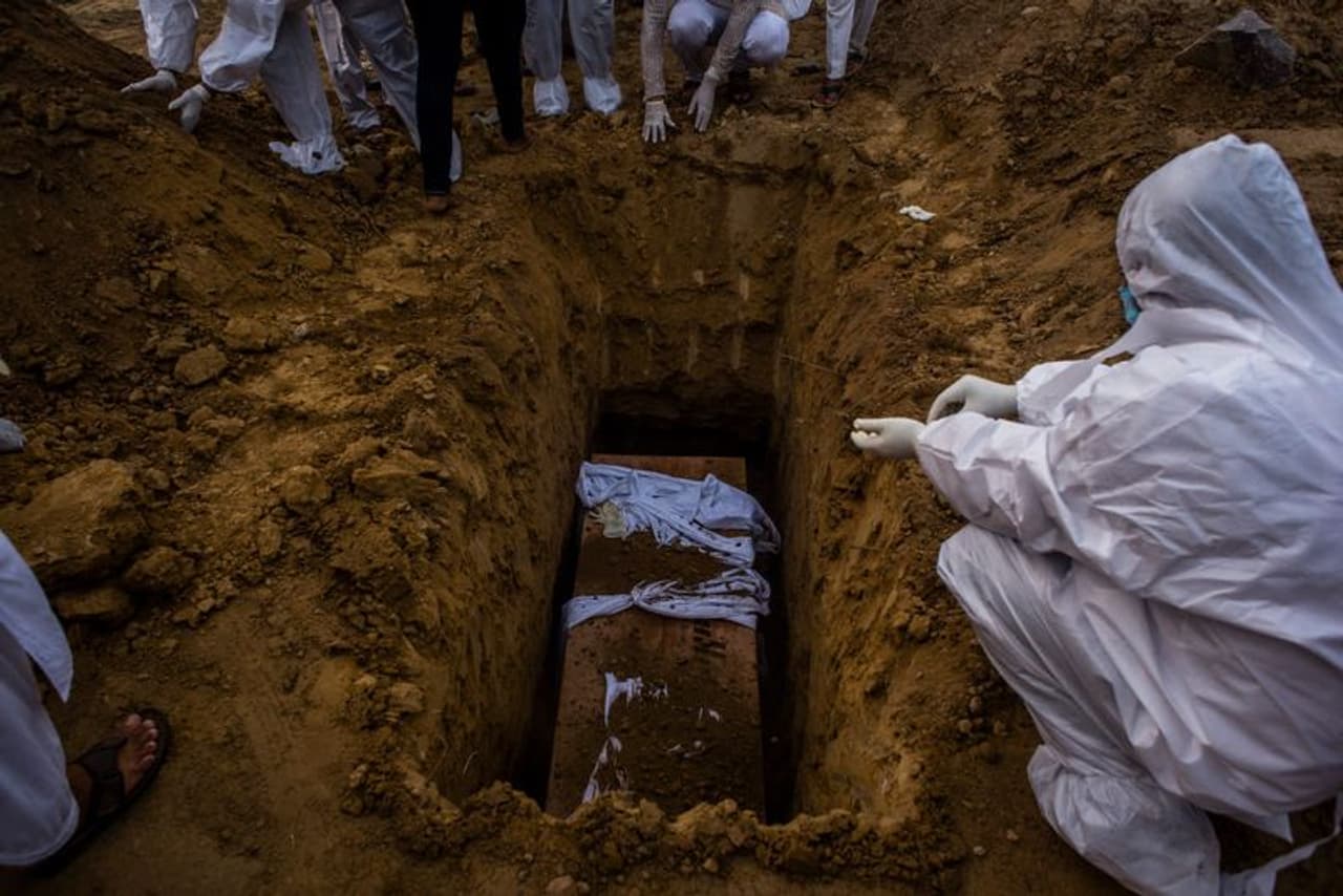 <p>The body of a COVID 19 victim in Kerala whose cremation was marred by protests on Sunday (July 26), was finally cremated in Kottayam under tight police security late in the day, officials said on Monday.<br /> </p> <p>The body of a COVID 19 victim in Kerala whose cremation was marred by protests on Sunday (July 26), was finally cremated in Kottayam under tight police security late in the day, officials said on Monday.<br /> </p>