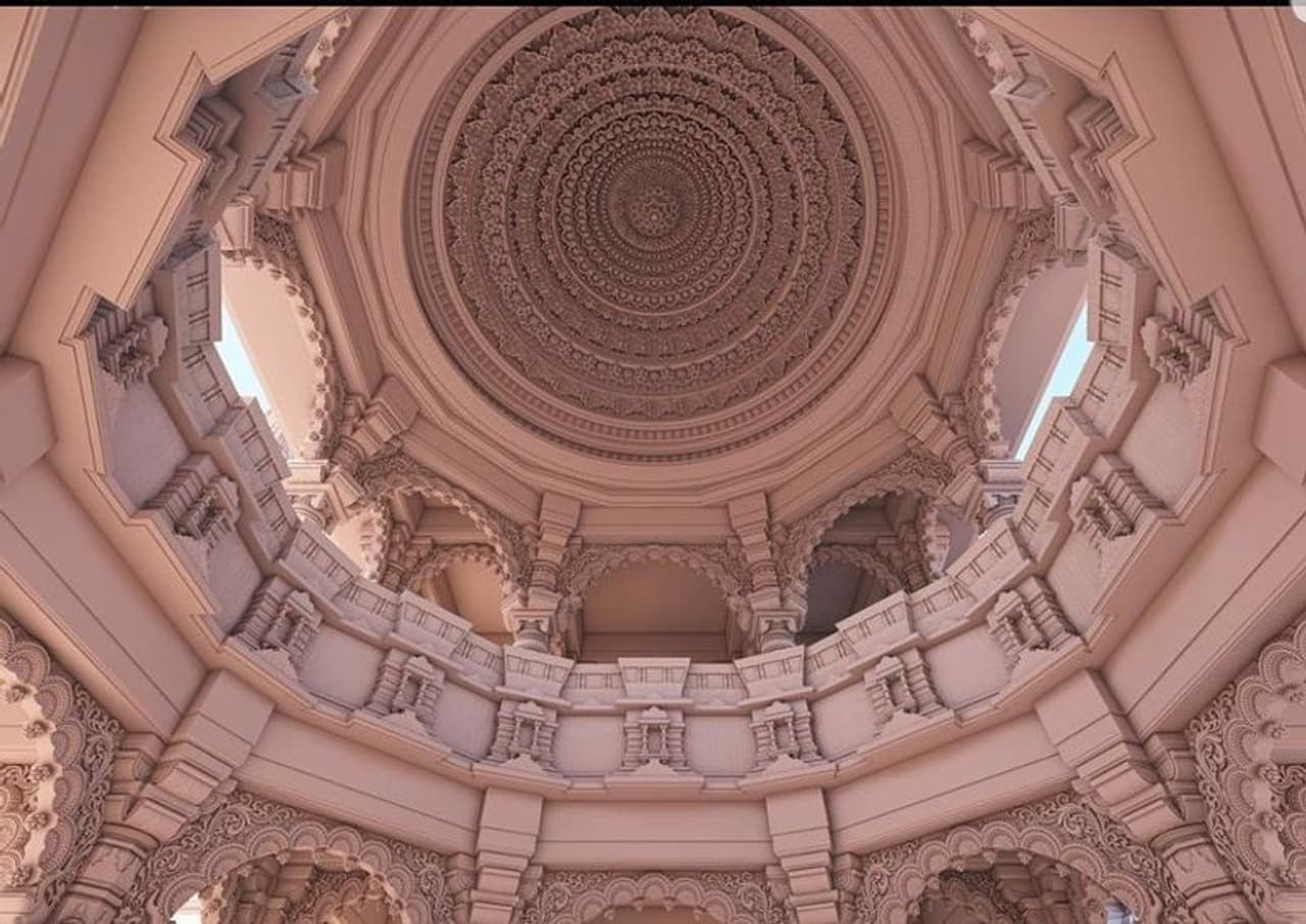 <p>Pictures of the design of the planned Ram Temple in Ayodhya. Tomorrow (August 4) Prime Minister Narendra Modi will lay the foundation stone for the Bhoomi Pujan (groundbreaking ceremony) of Ayodhya Ram Temple.</p> <p>Pictures of the design of the planned Ram Temple in Ayodhya. Tomorrow (August 4) Prime Minister Narendra Modi will lay the foundation stone for the Bhoomi Pujan (groundbreaking ceremony) of Ayodhya Ram Temple.</p>