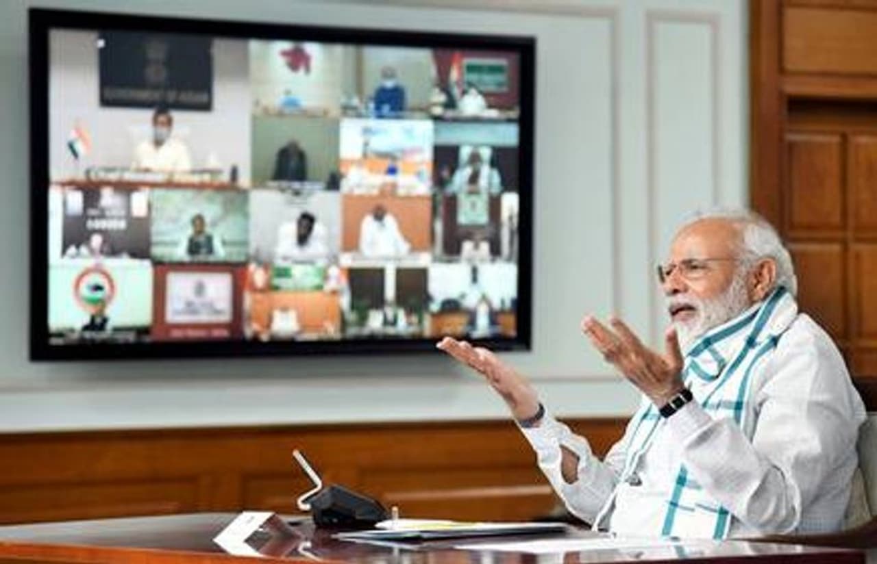 <p>Prime Minister Narendra Modi held a meeting through video conference with CMs of six states on August 10. These states were Assam, Bihar, Uttar Pradesh, Maharashtra, Karnataka and Kerala.<br /> </p> <p>Prime Minister Narendra Modi held a meeting through video conference with CMs of six states on August 10. These states were Assam, Bihar, Uttar Pradesh, Maharashtra, Karnataka and Kerala.<br /> </p>